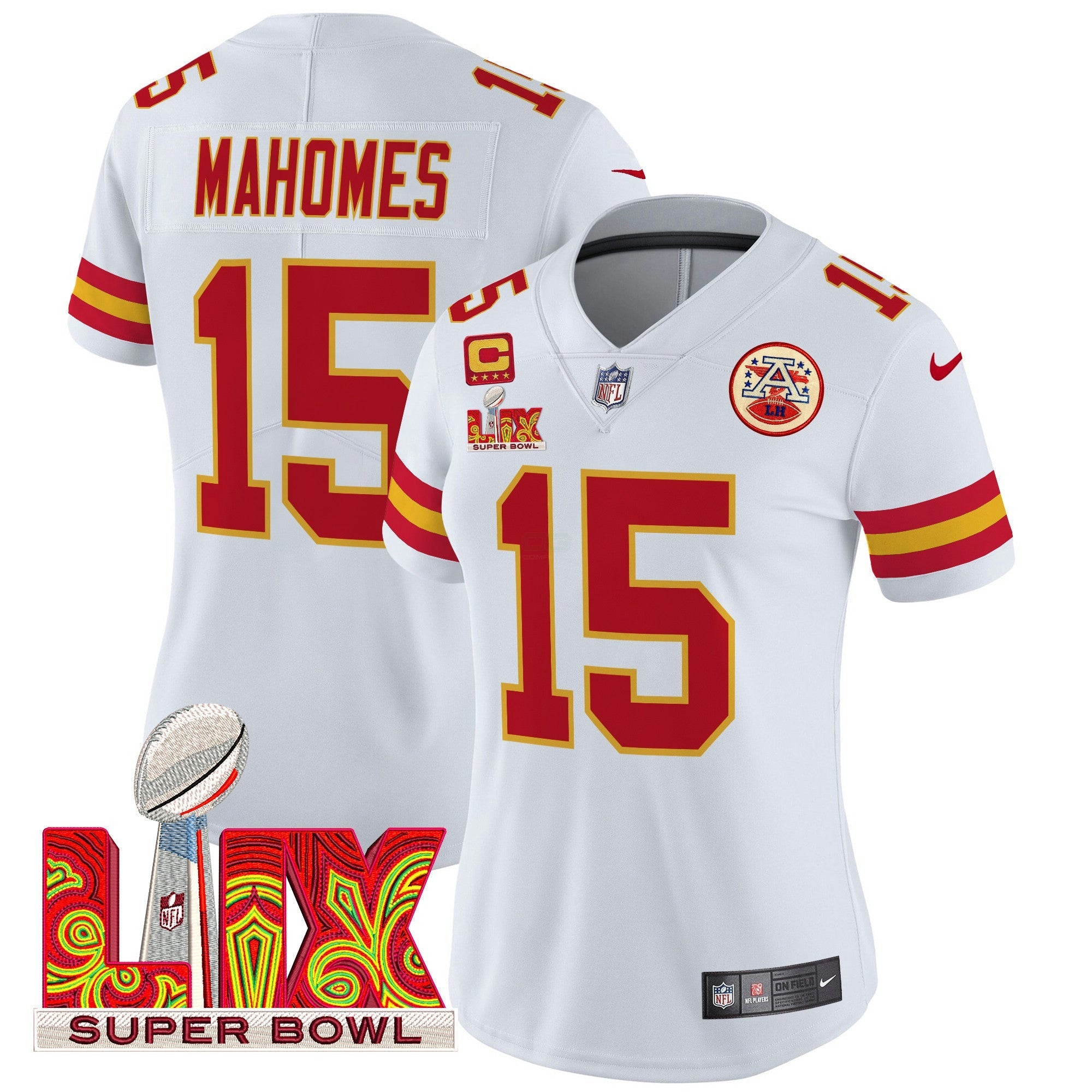Camisa NFL Women’s Super Bowl LIX Patch Vapor Limited Jersey