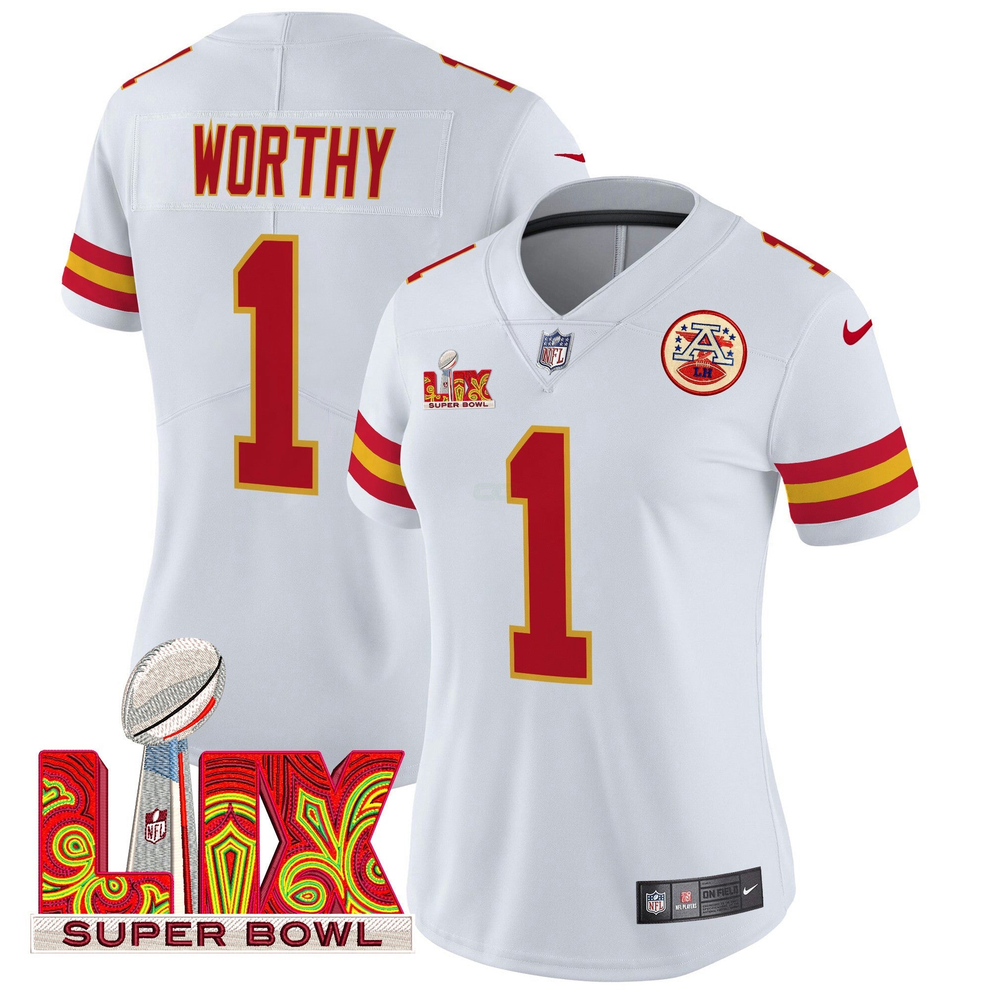 Camisa NFL Women’s Super Bowl LIX Patch Vapor Limited Jersey