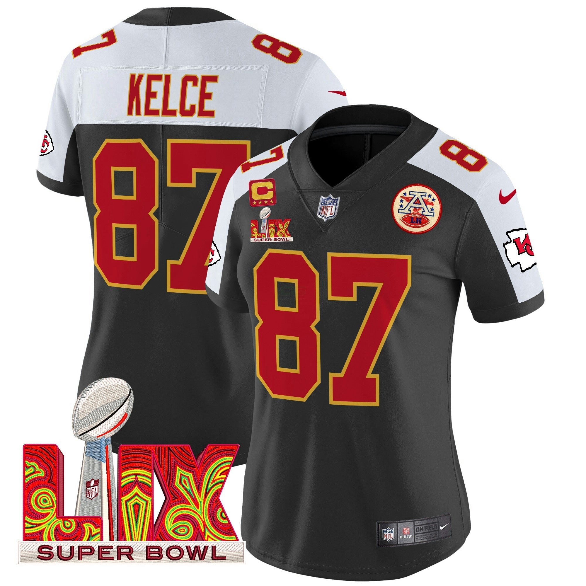 Camisa NFL Women’s Super Bowl LIX Patch Vapor Limited Jersey