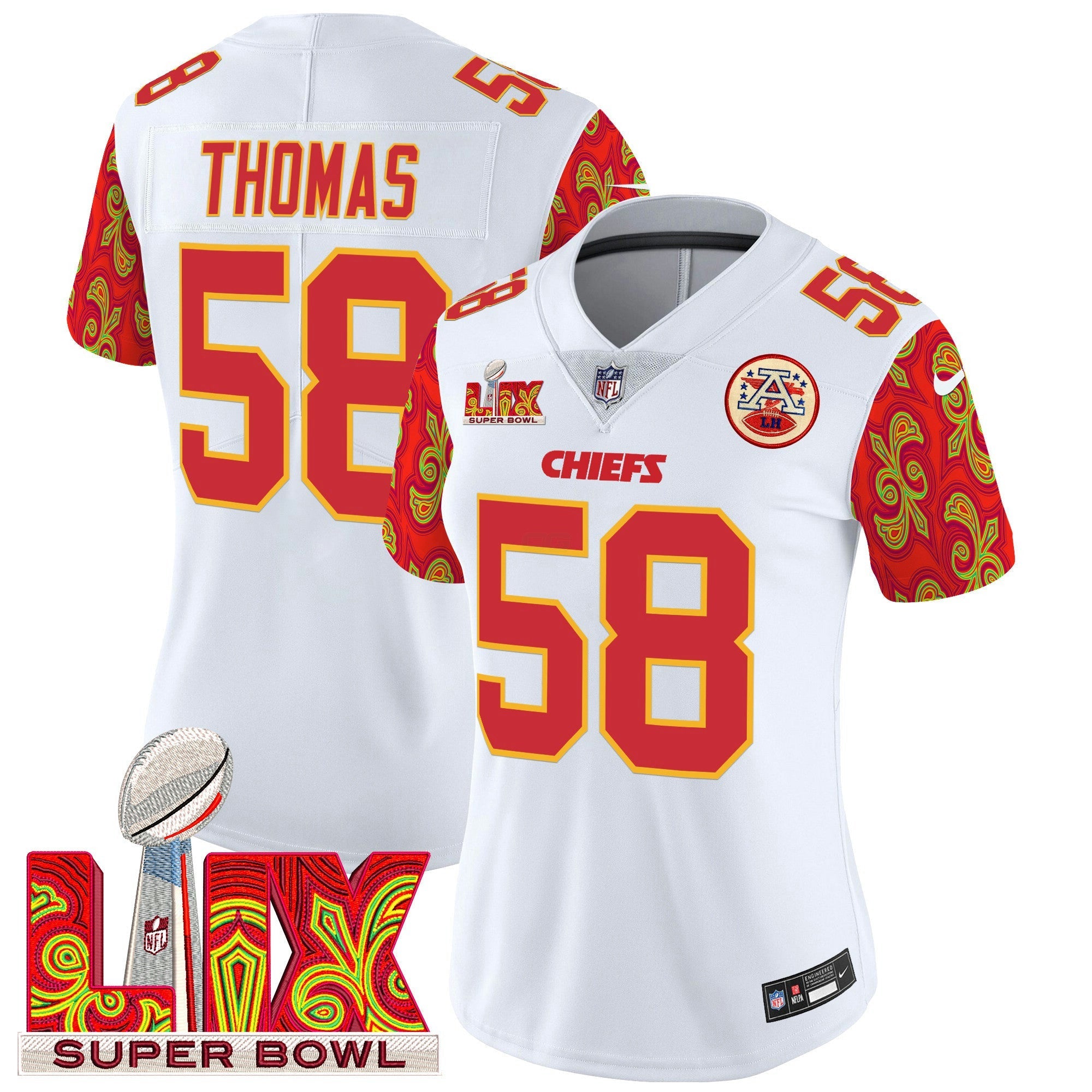 Camisa NFL Women’s Super Bowl LIX Style Vapor Limited Jersey