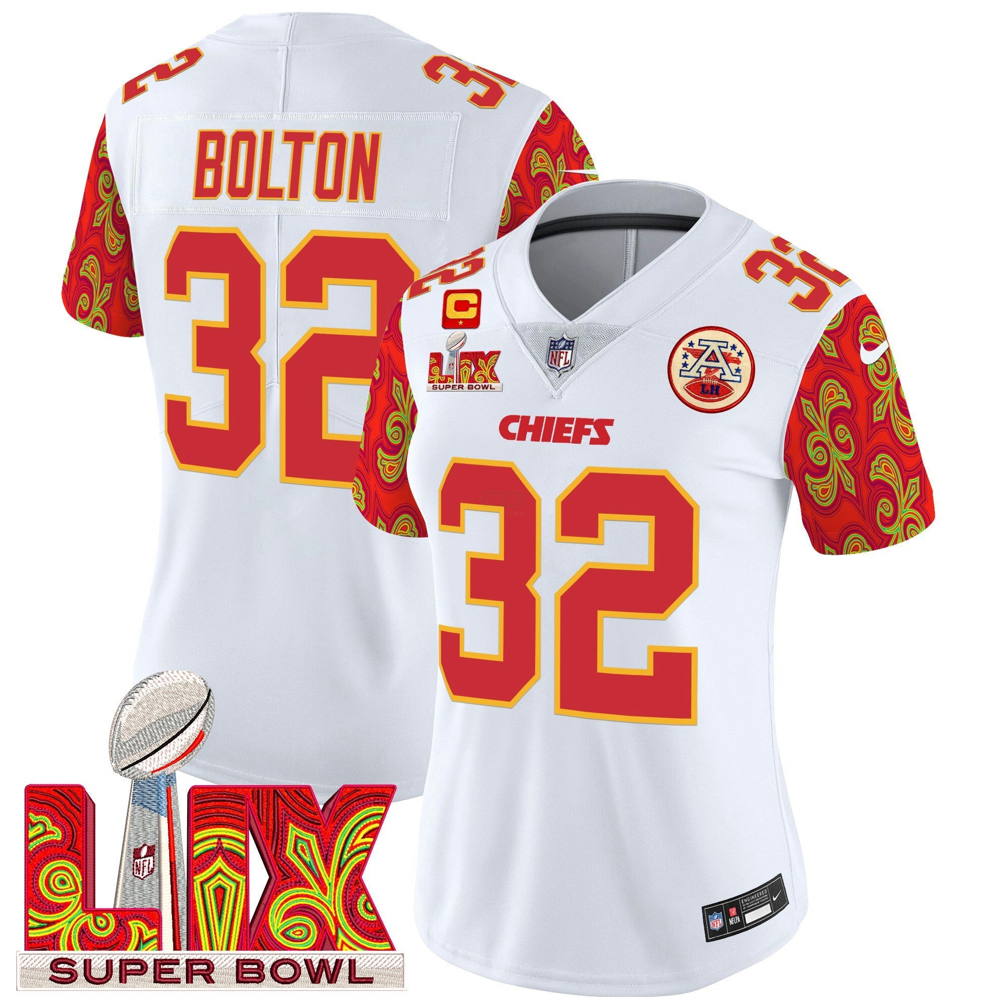 Camisa NFL Women’s Super Bowl LIX Style Vapor Limited Jersey