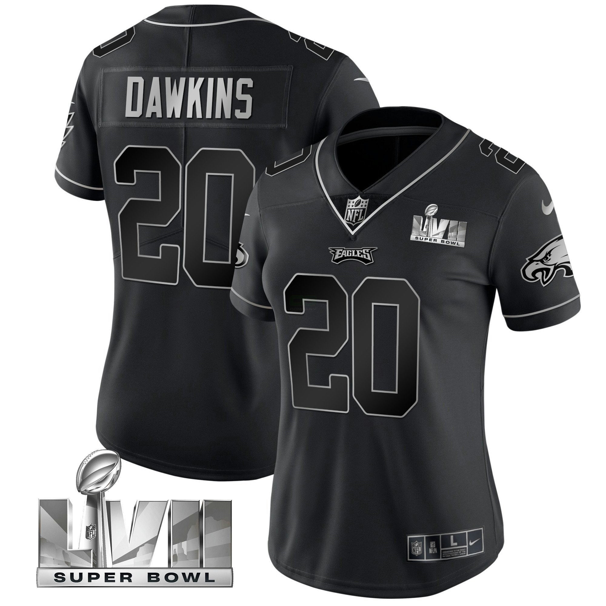 Camisa NFL Women’s Super Bowl LVII Dourada Vapor Jersey