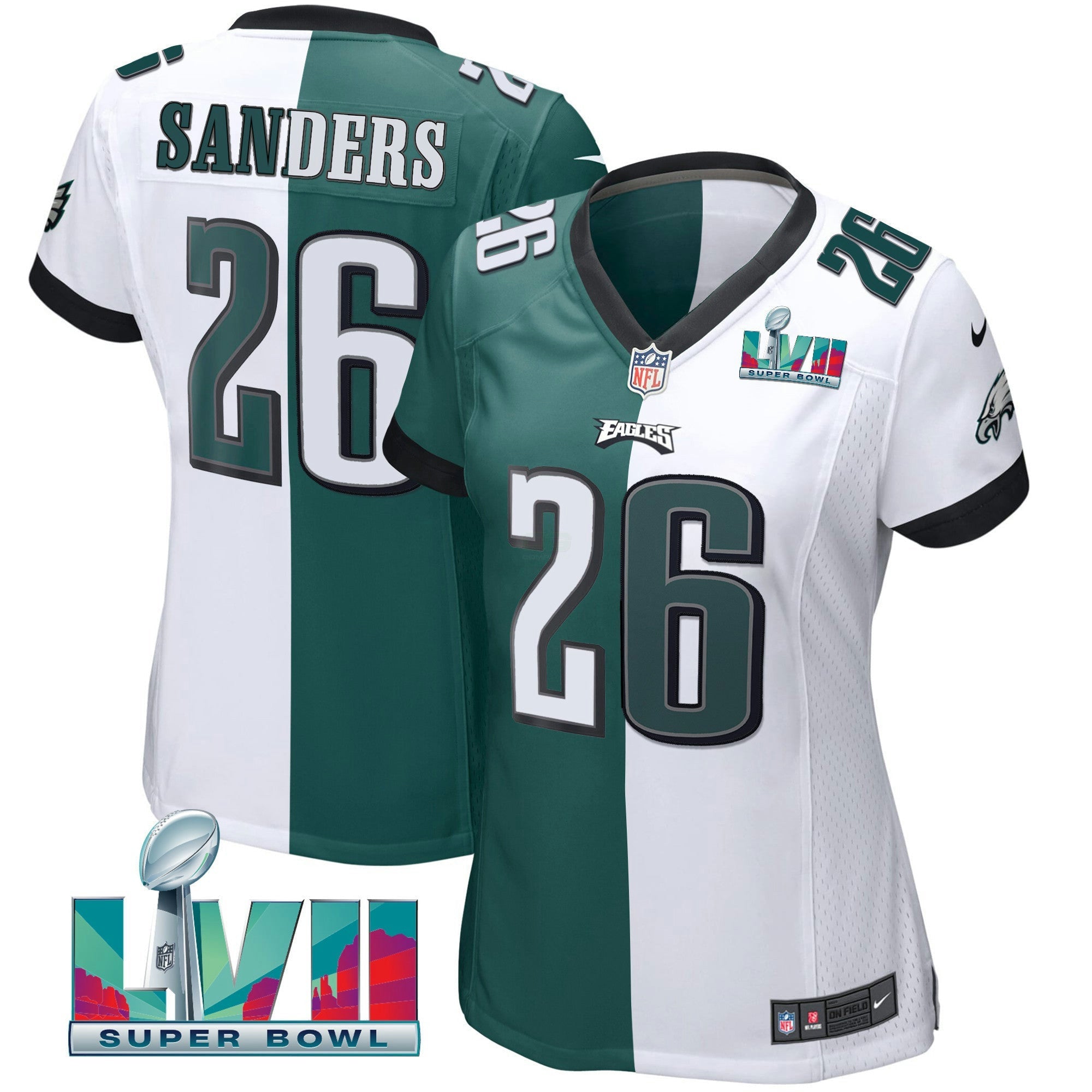 Camisa NFL Women’s Super Bowl LVII Split Jersey
