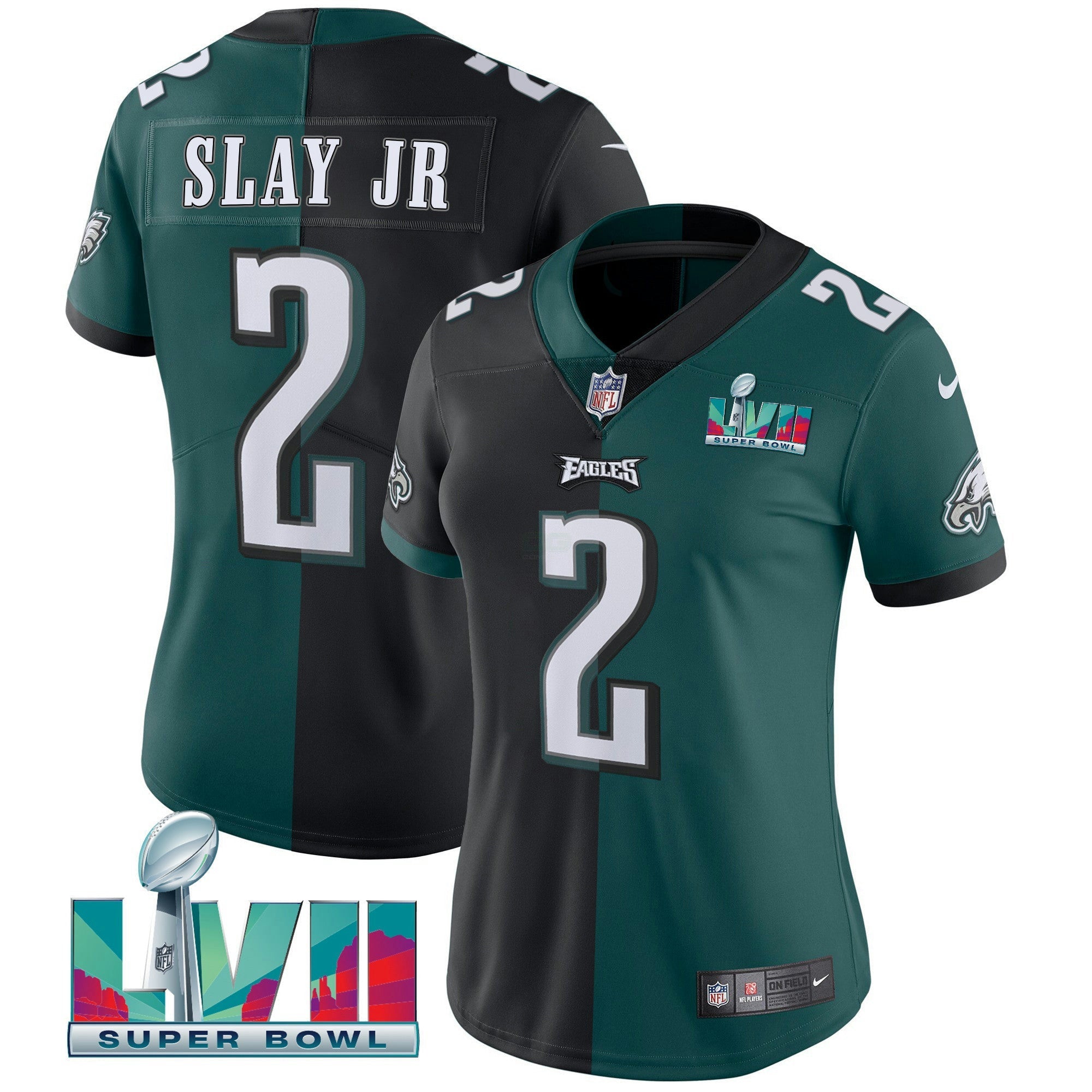 Camisa NFL Women’s Super Bowl LVII Split Jersey