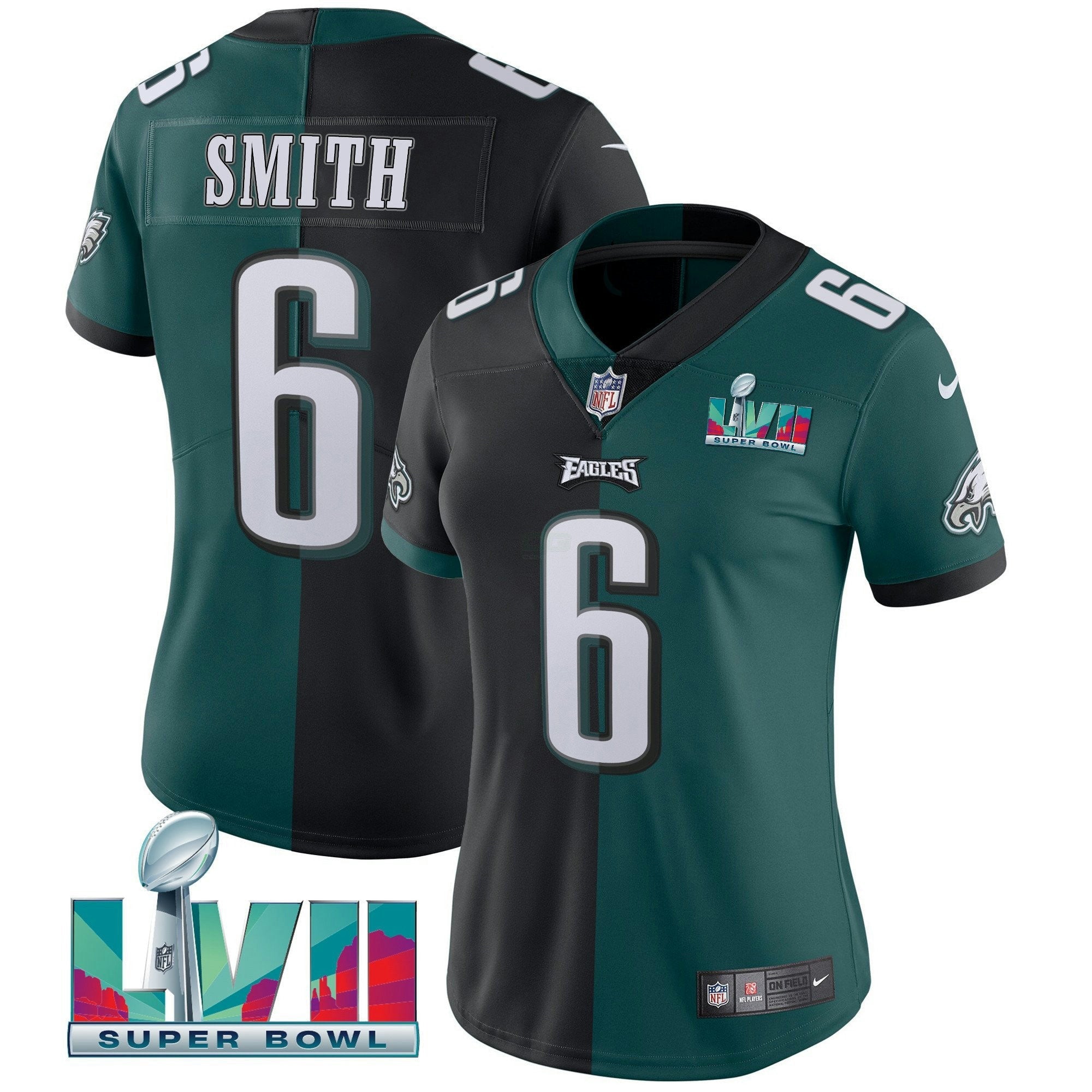 Camisa NFL Women’s Super Bowl LVII Split Jersey
