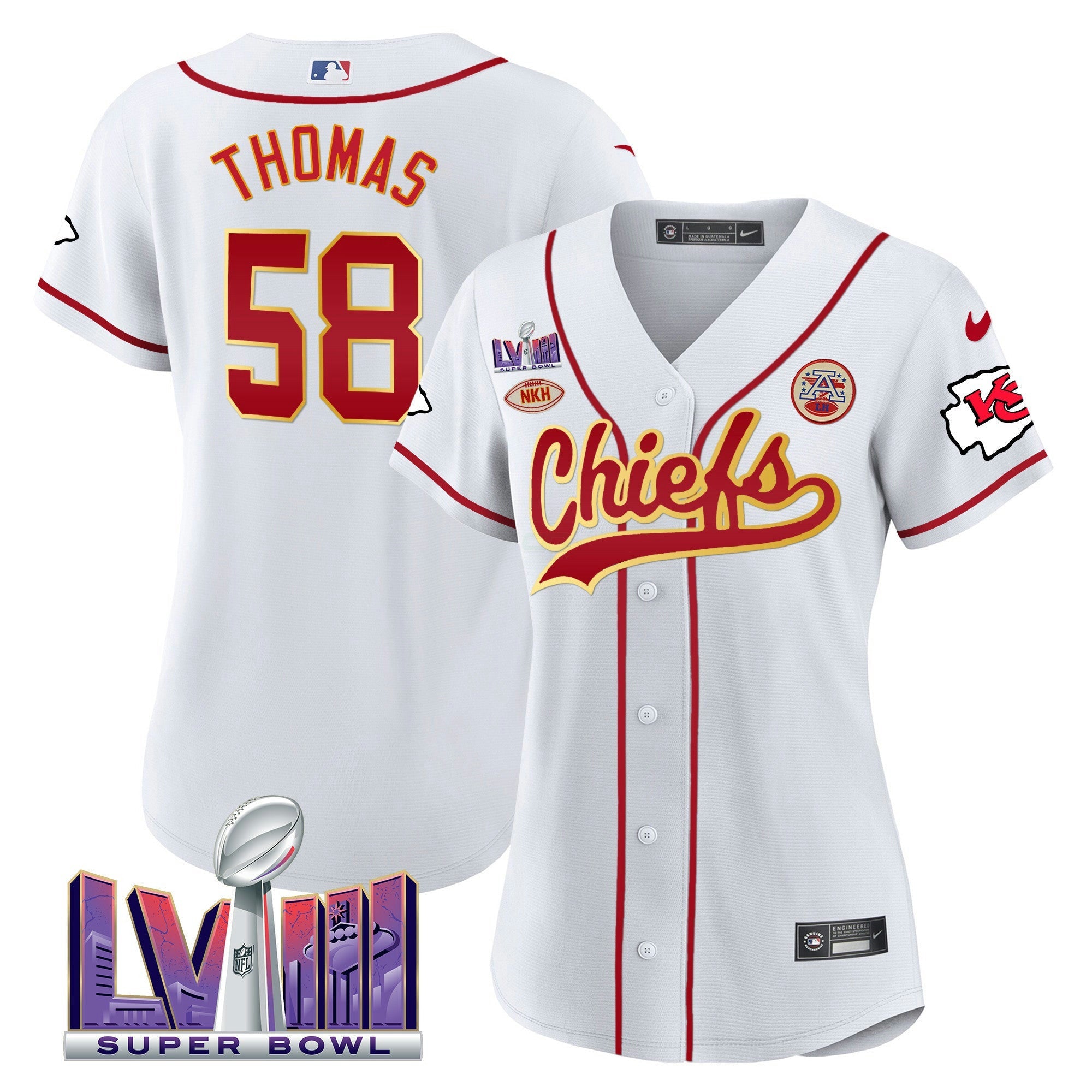 Camisa NFL Women’s Super Bowl LVIII Patch Jersey