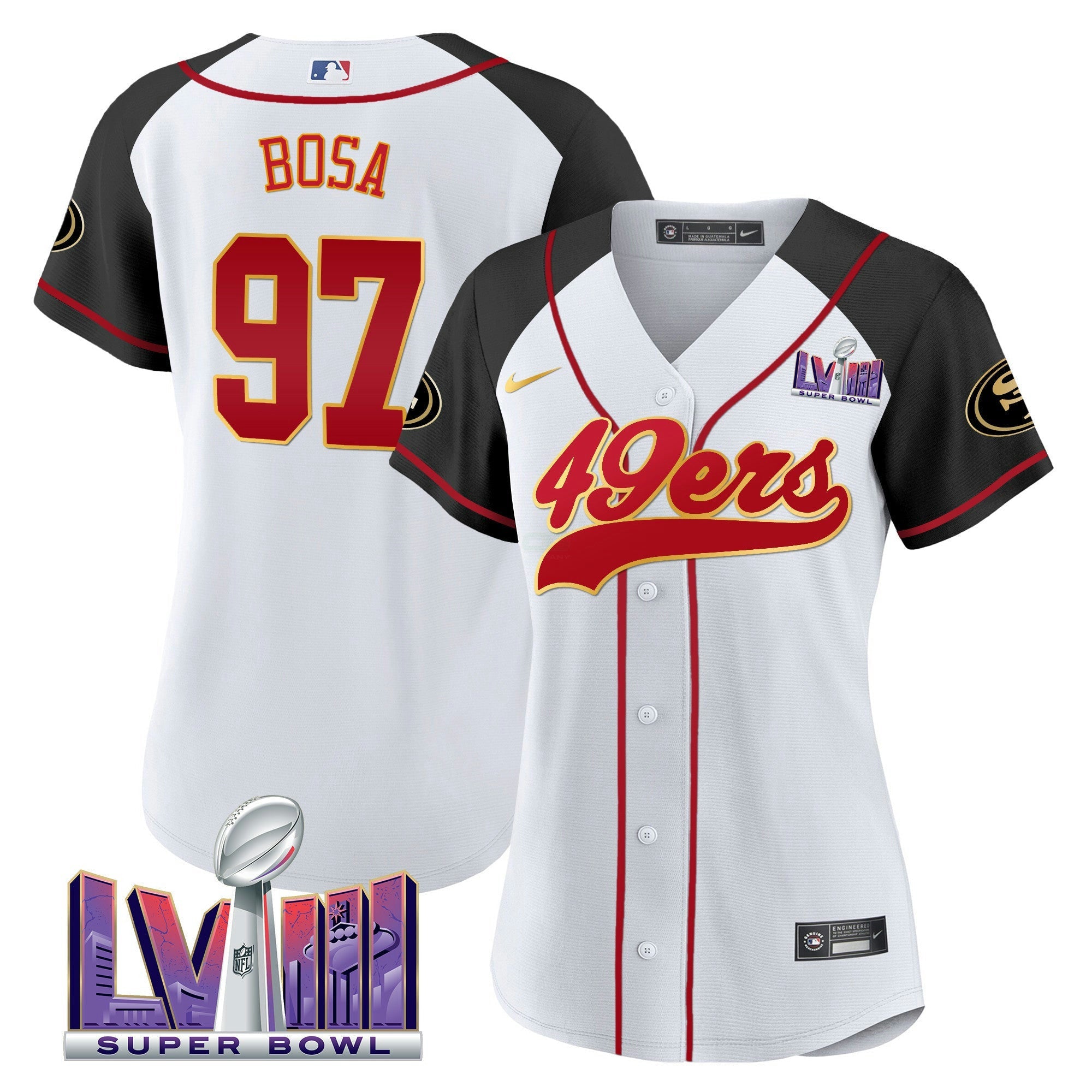 Camisa NFL Women’s Super Bowl LVIII Patch Jersey