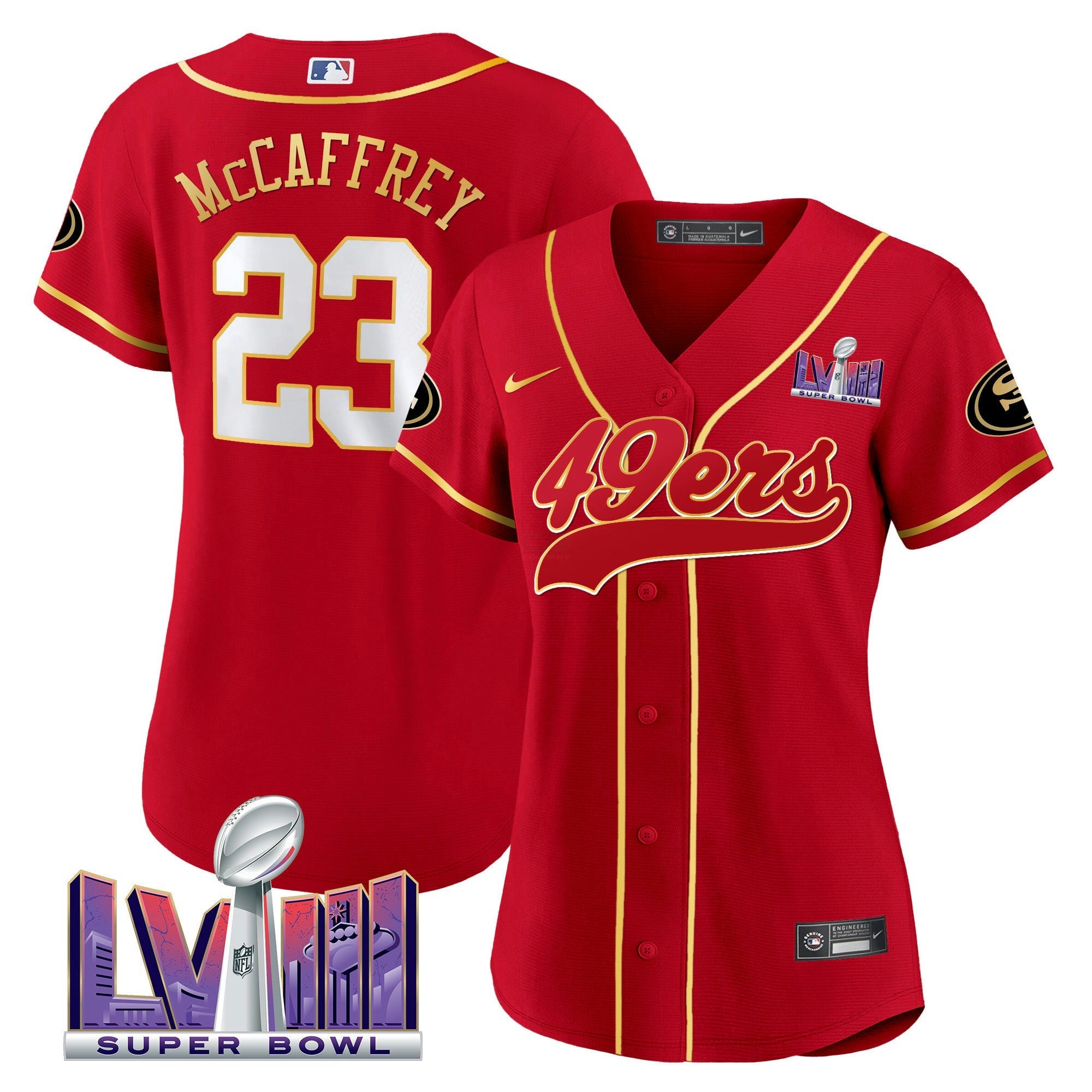 Camisa NFL Women’s Super Bowl LVIII Patch Jersey