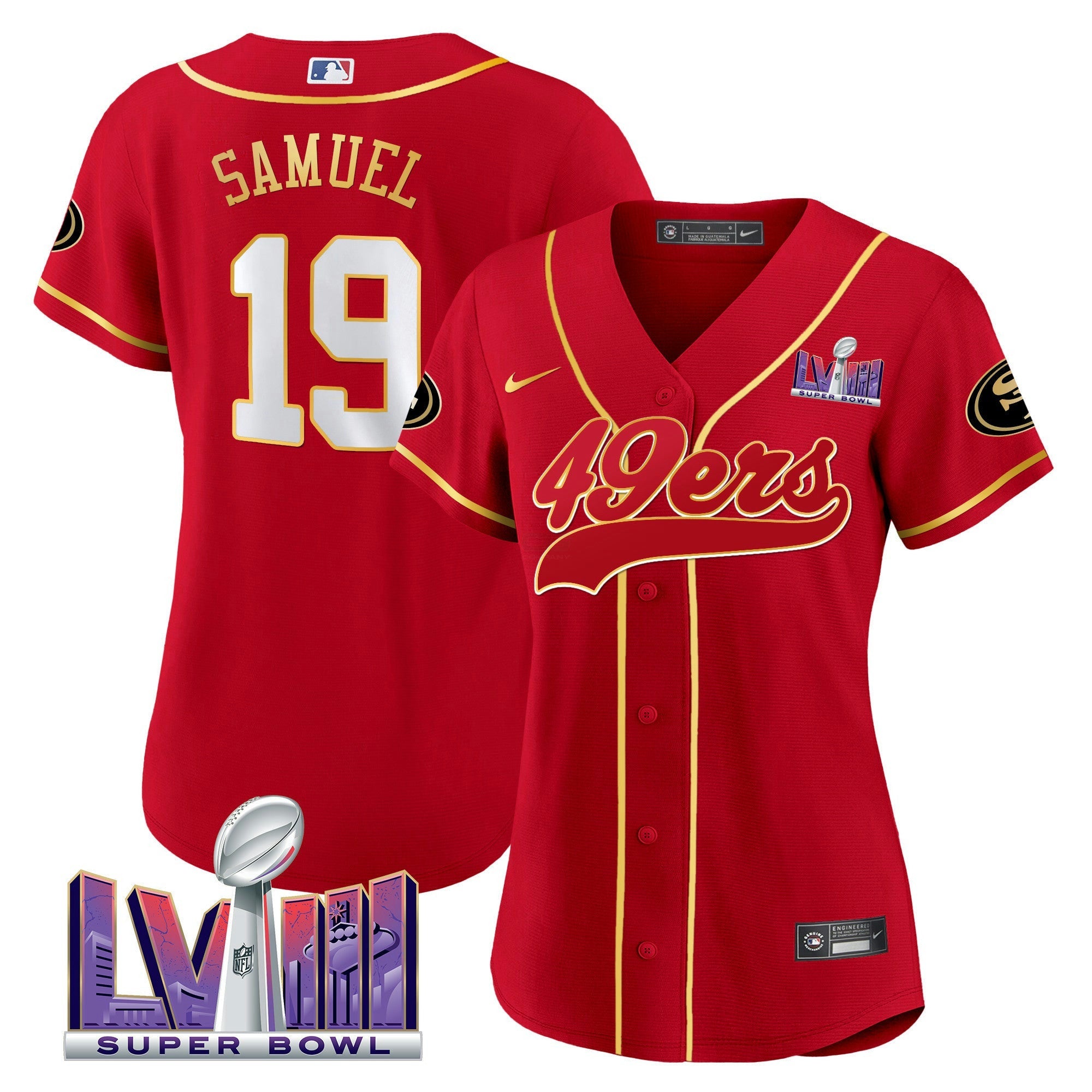 Camisa NFL Women’s Super Bowl LVIII Patch Jersey