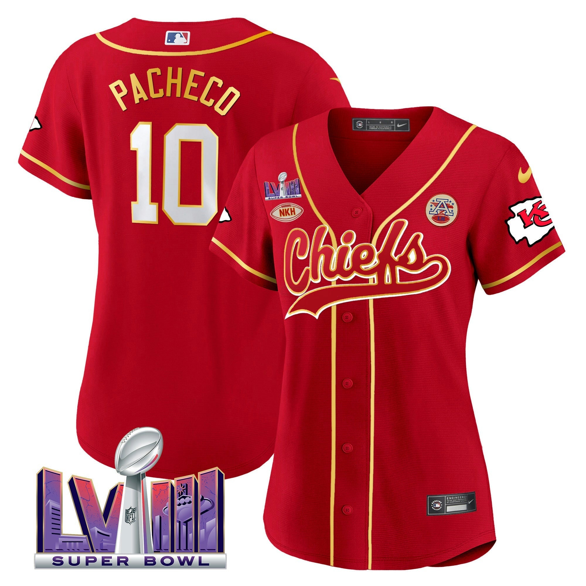 Camisa NFL Women’s Super Bowl LVIII Patch Jersey