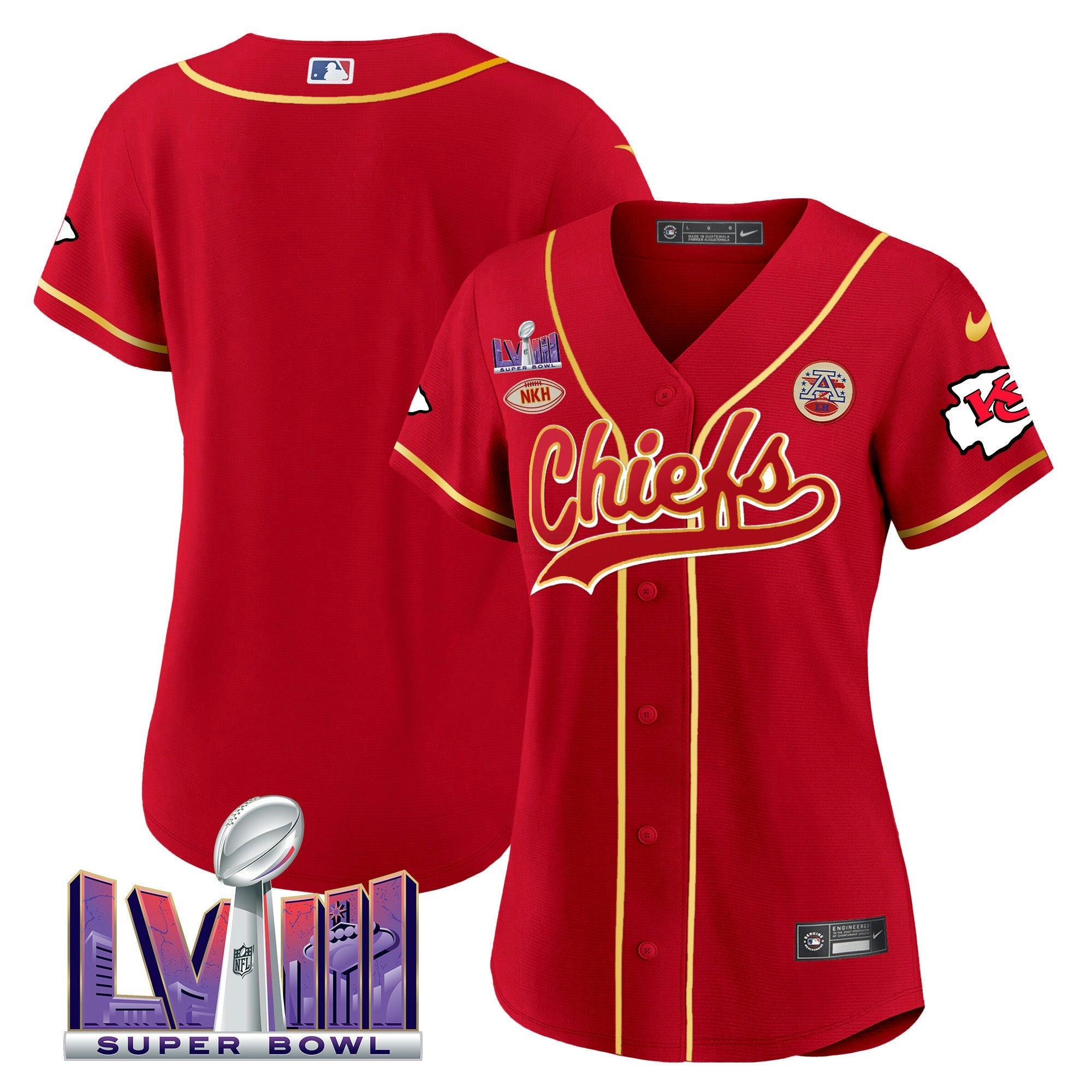 Camisa NFL Women’s Super Bowl LVIII Patch Jersey