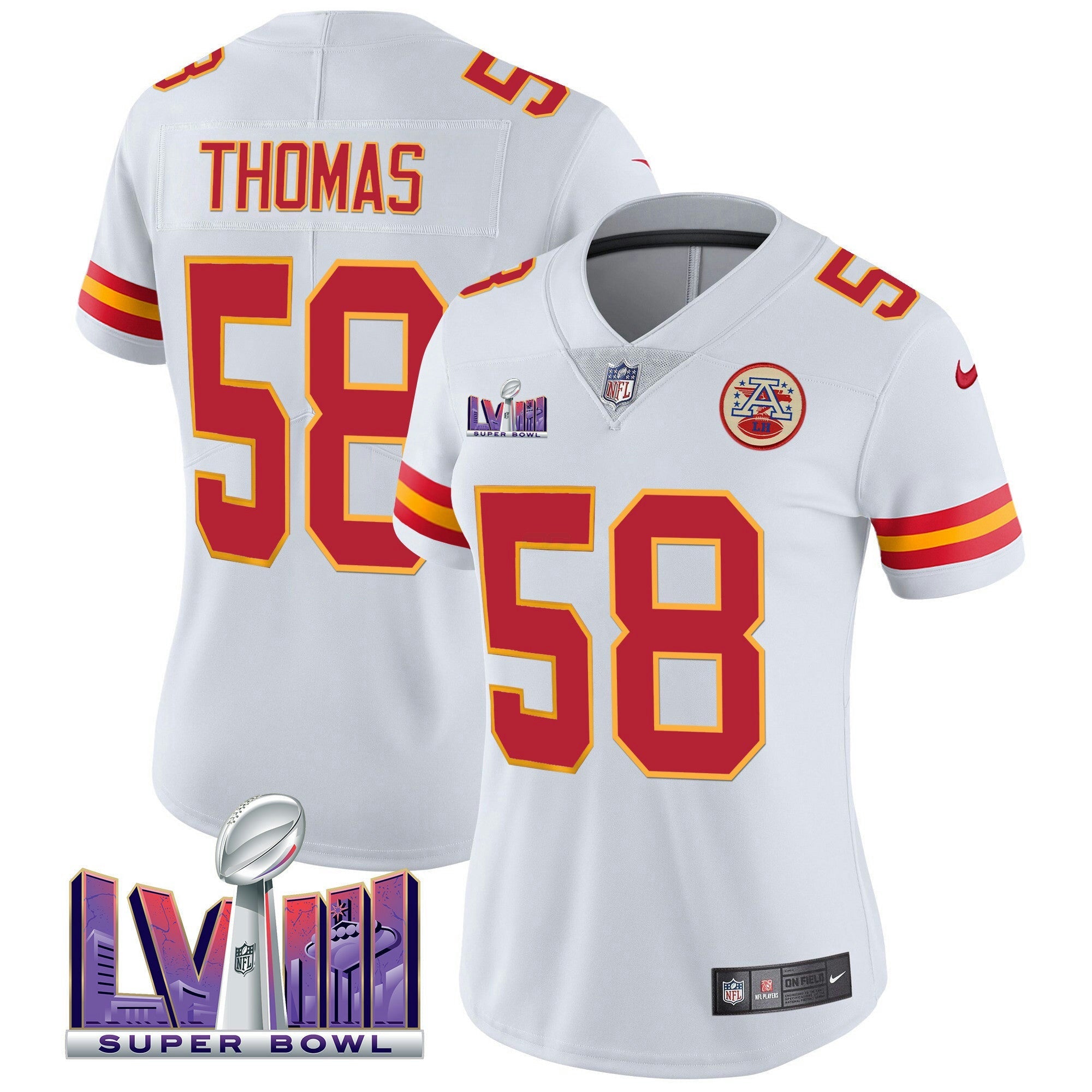 Camisa NFL Women’s Super Bowl LVIII Patch Vapor Jersey