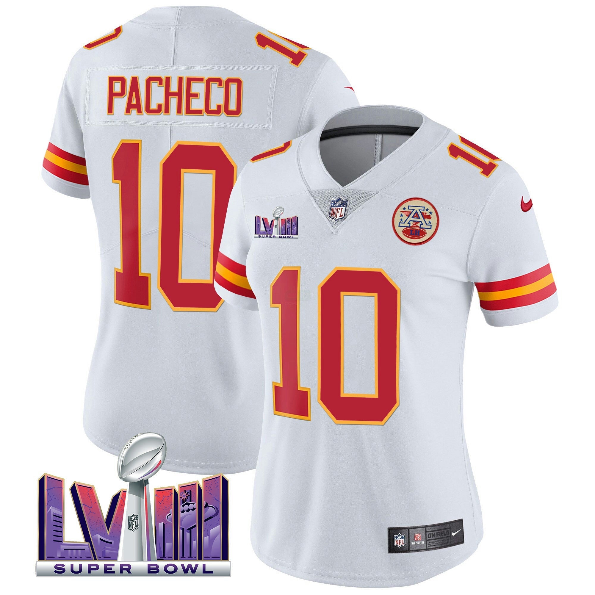 Camisa NFL Women’s Super Bowl LVIII Patch Vapor Jersey