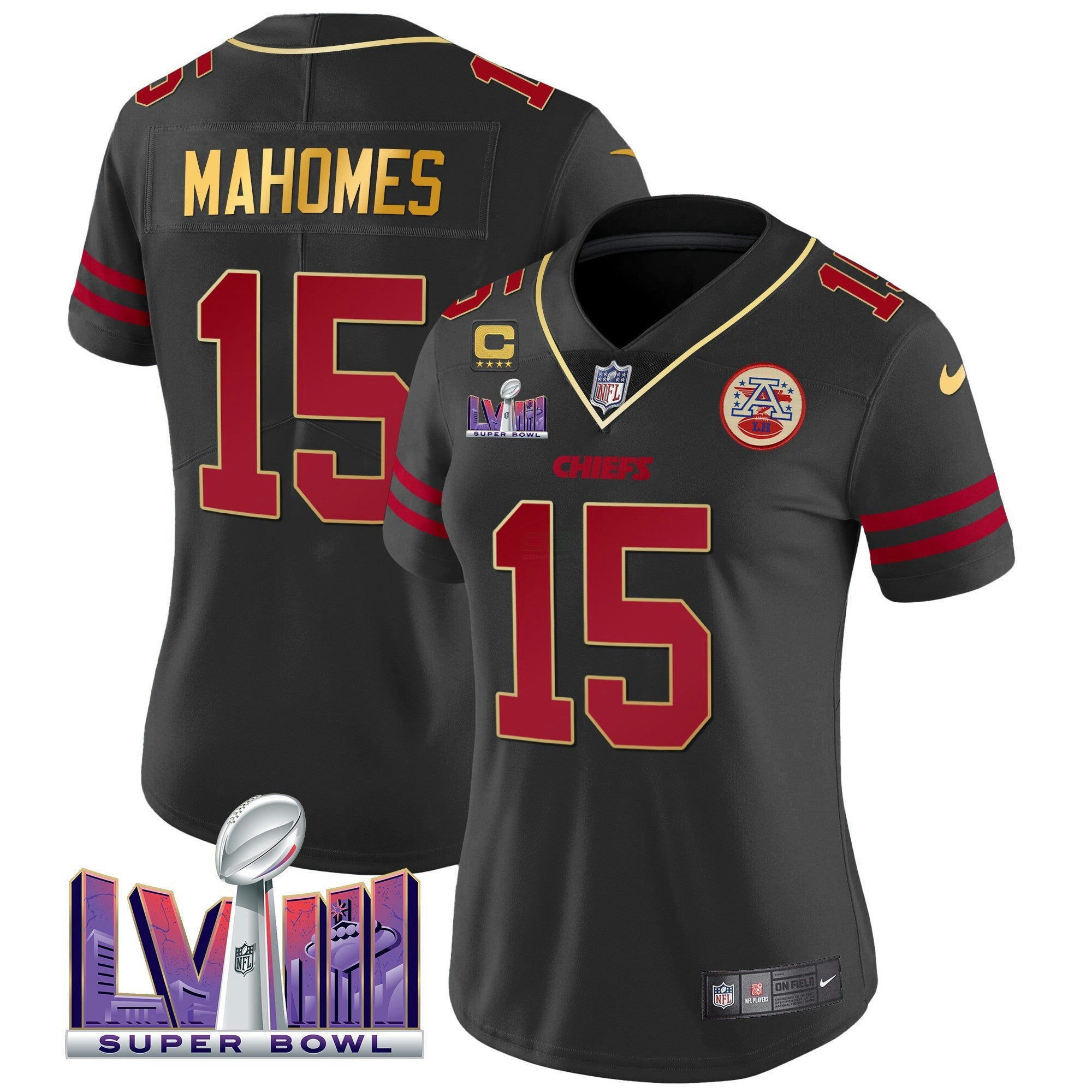 Camisa NFL Women’s Super Bowl LVIII Patch Vapor Jersey
