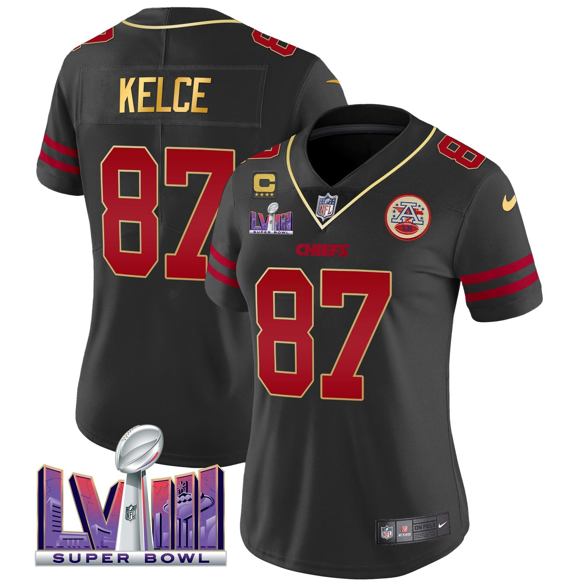 Camisa NFL Women’s Super Bowl LVIII Patch Vapor Jersey