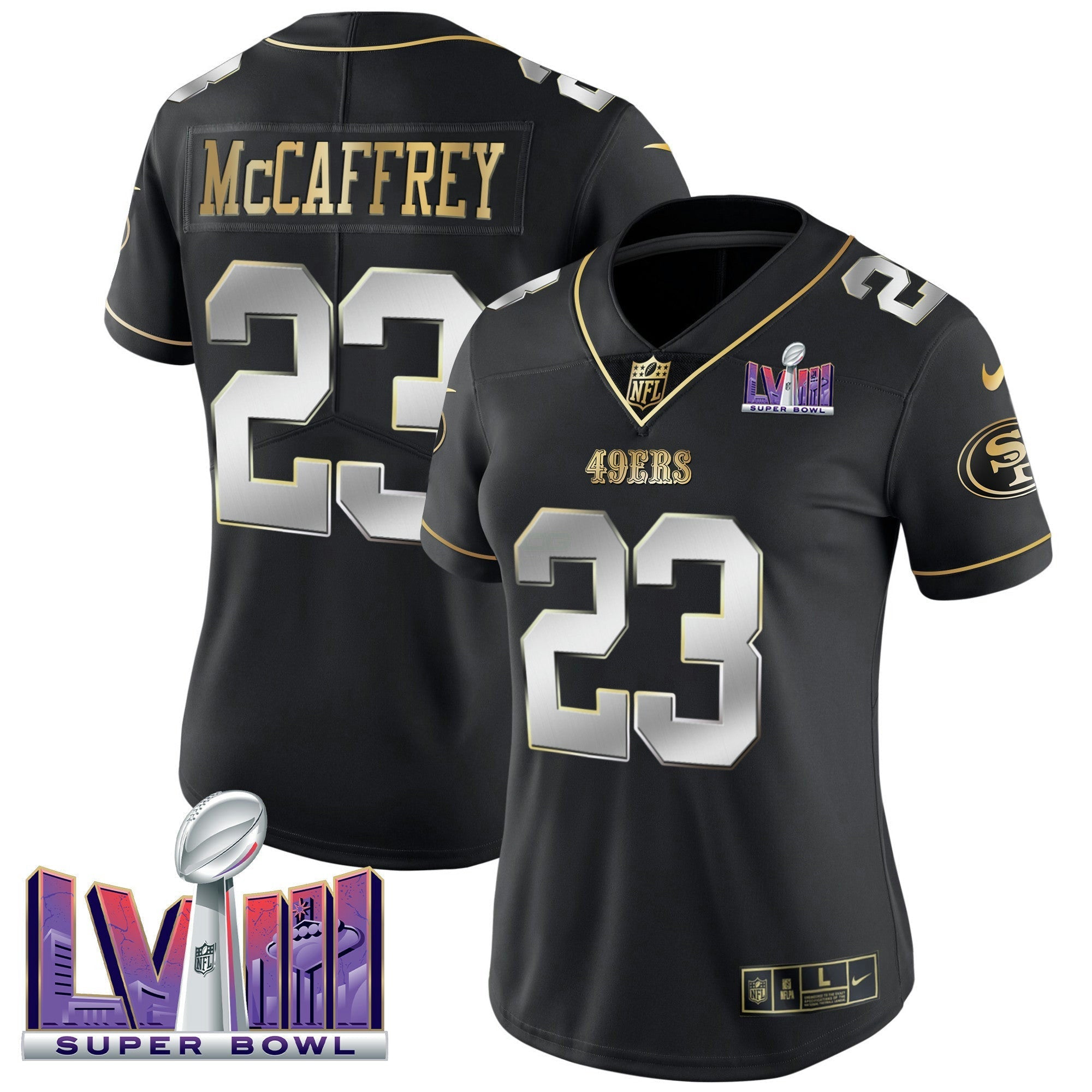 Camisa NFL Women’s Super Bowl LVIII Patch Vapor Jersey