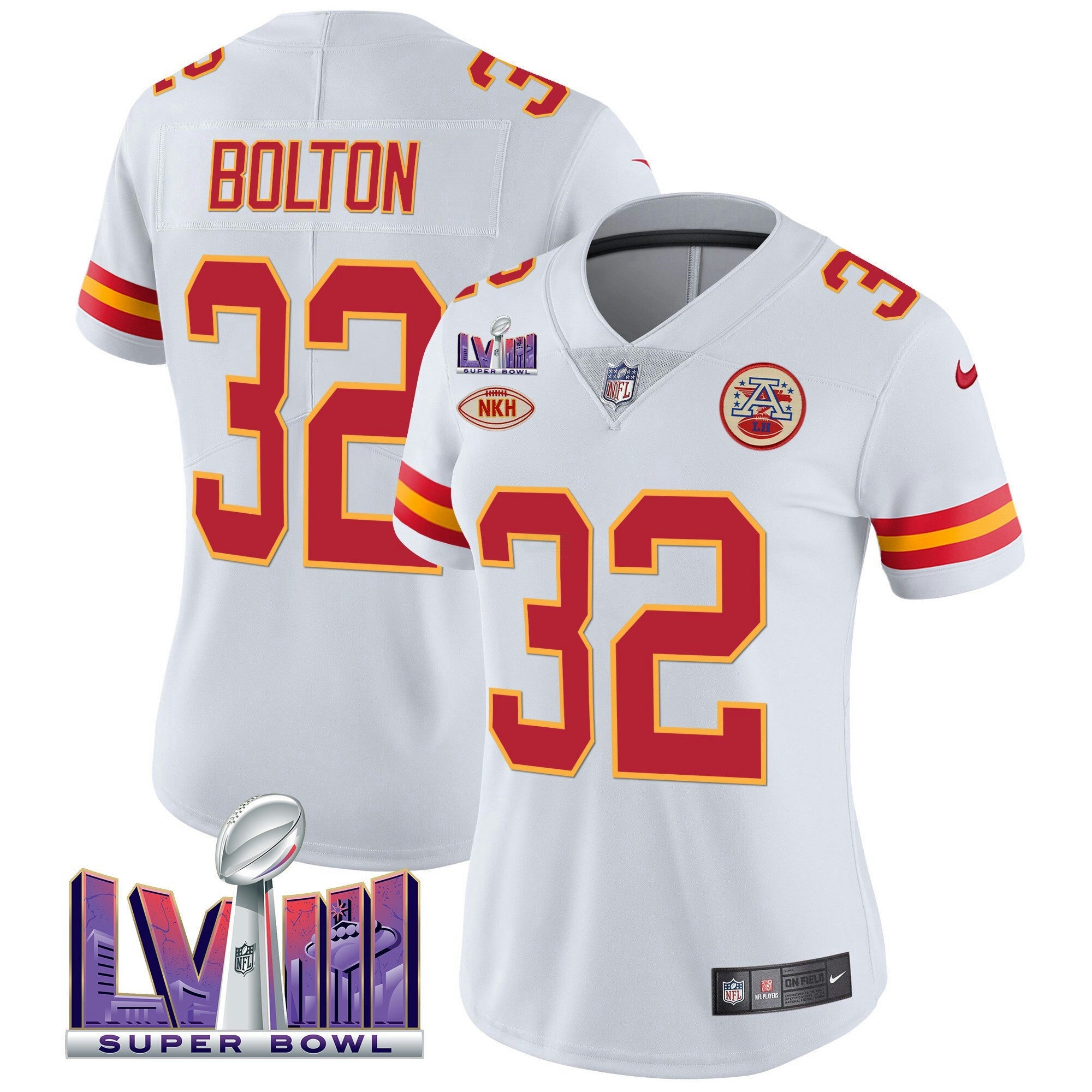 Camisa NFL Women’s Super Bowl LVIII Patch Vapor Jersey V2