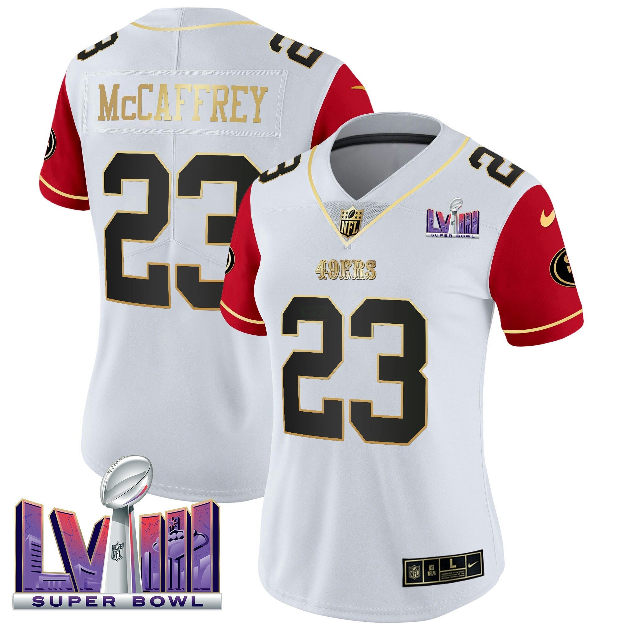 Camisa NFL Women’s Super Bowl LVIII Patch Vapor Jersey V2