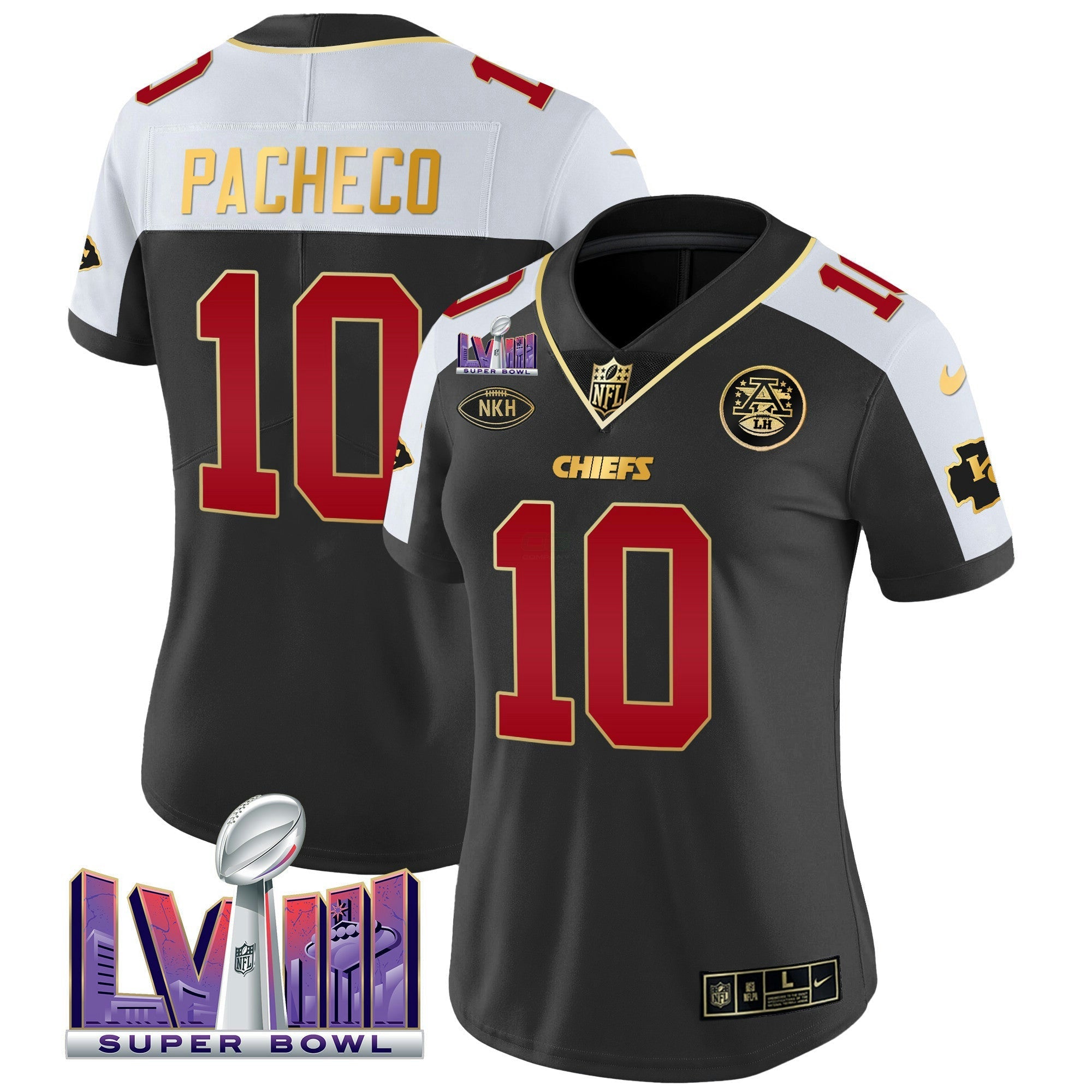 Camisa NFL Women’s Super Bowl LVIII Patch Vapor Jersey V2