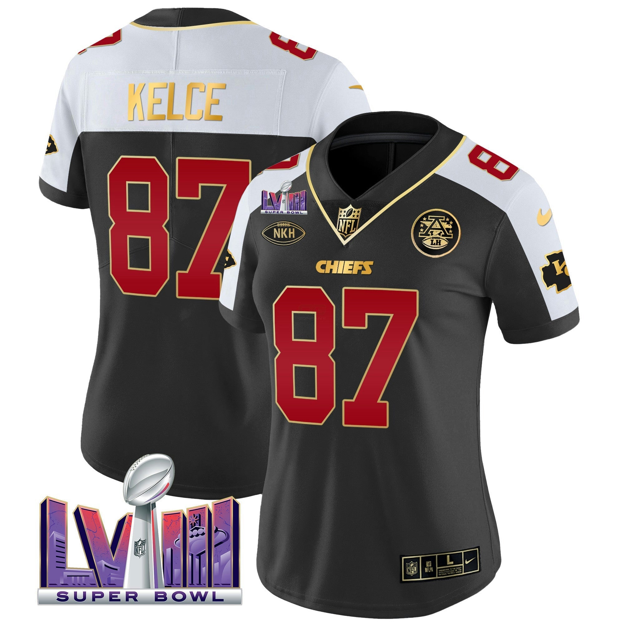 Camisa NFL Women’s Super Bowl LVIII Patch Vapor Jersey V2