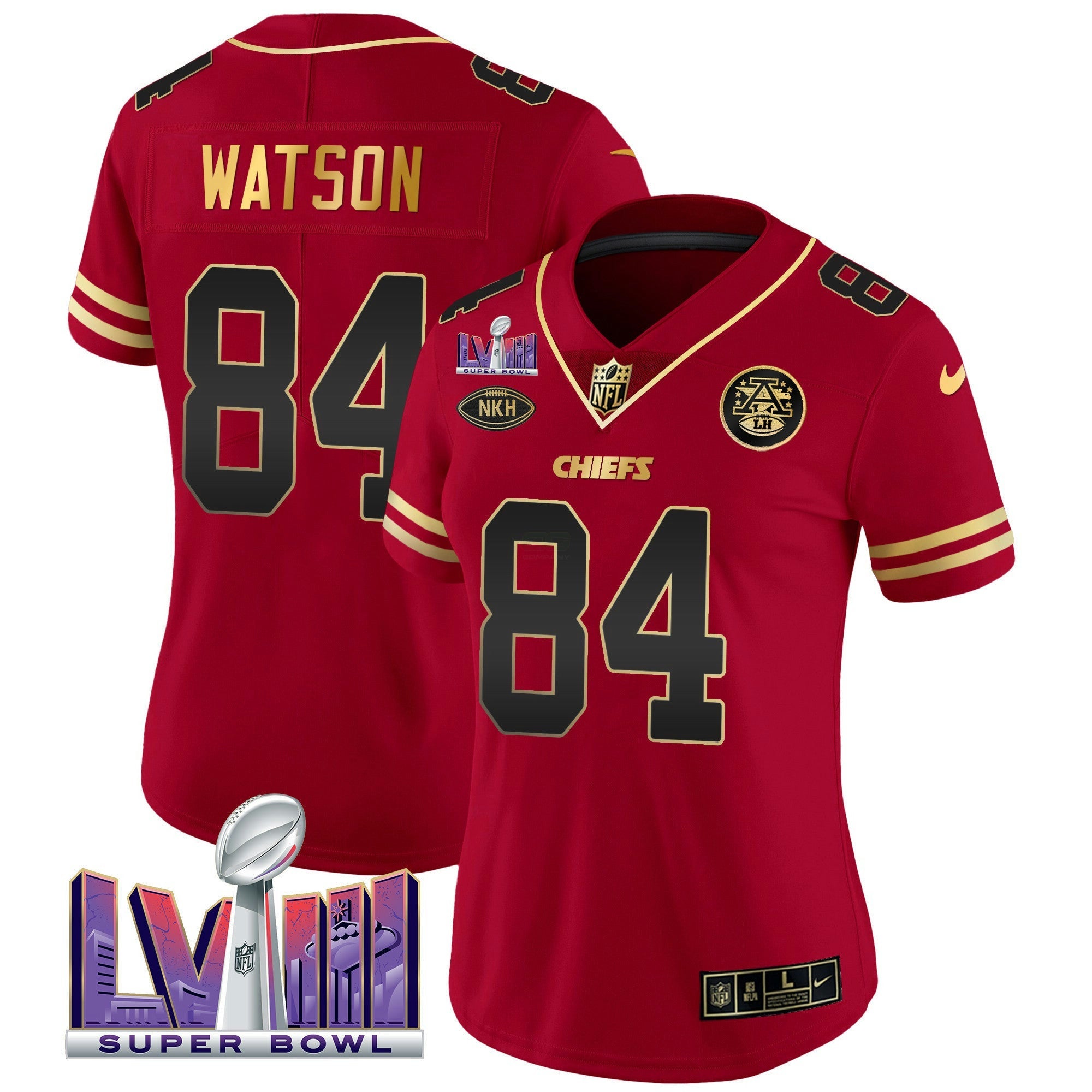 Camisa NFL Women’s Super Bowl LVIII Patch Vapor Jersey V2