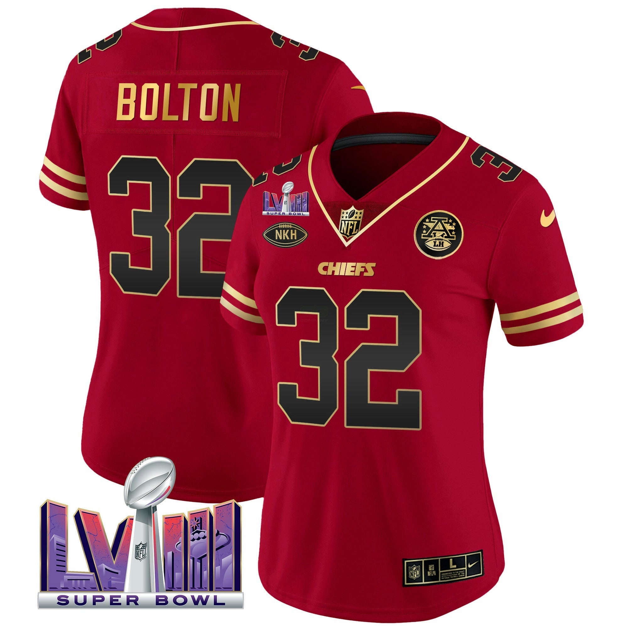 Camisa NFL Women’s Super Bowl LVIII Patch Vapor Jersey V2