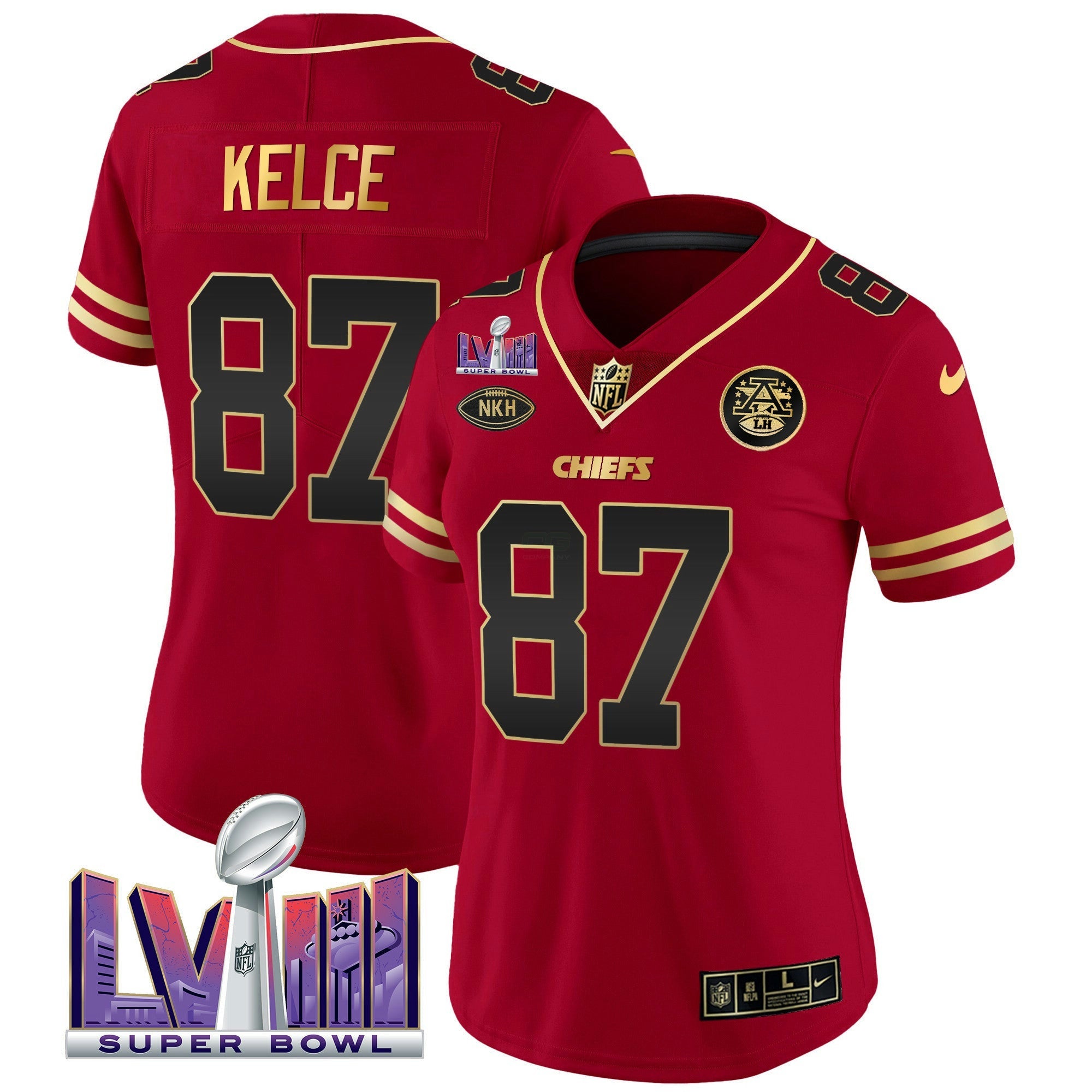 Camisa NFL Women’s Super Bowl LVIII Patch Vapor Jersey V2