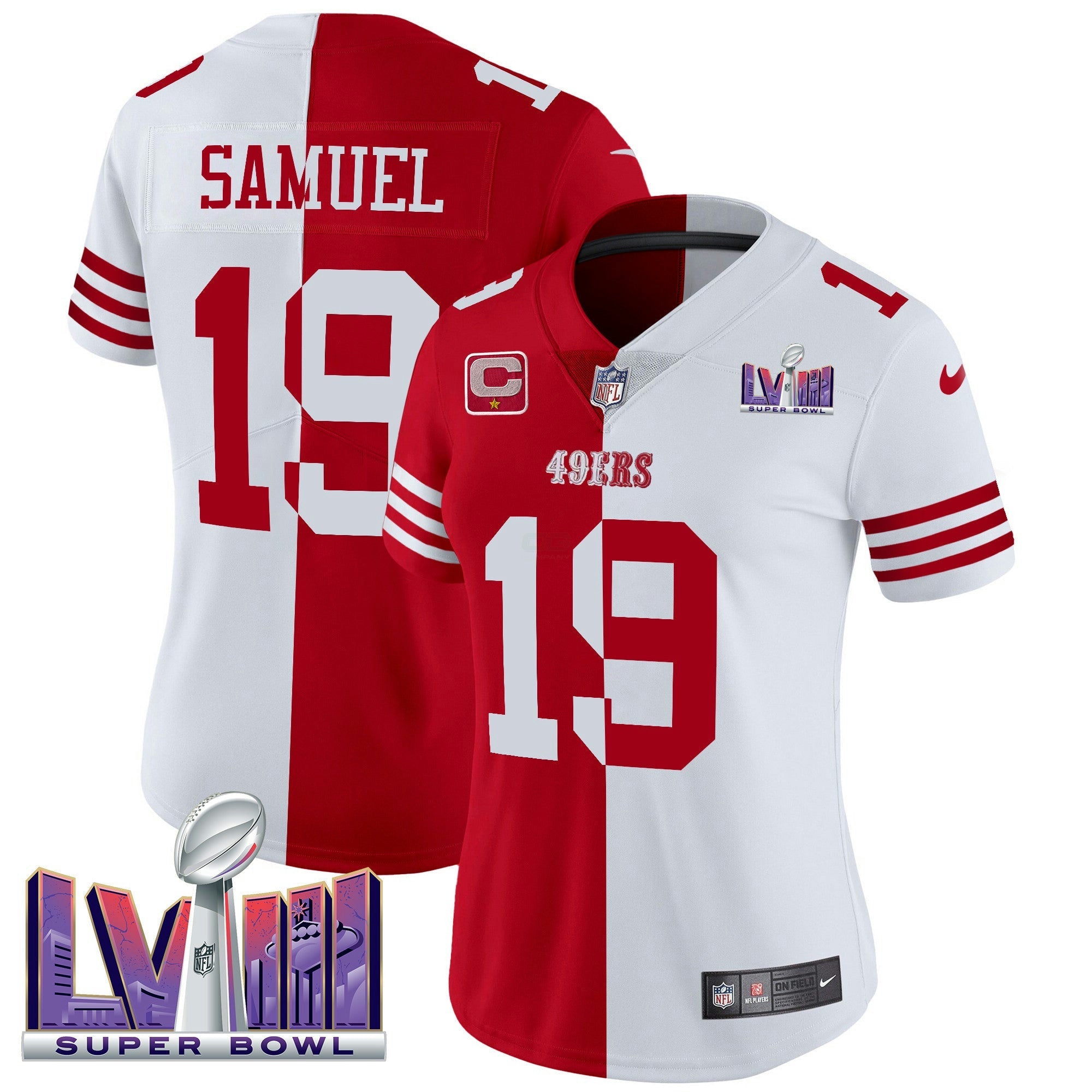 Camisa NFL Women’s Super Bowl LVIII Patch Vapor Jersey V2
