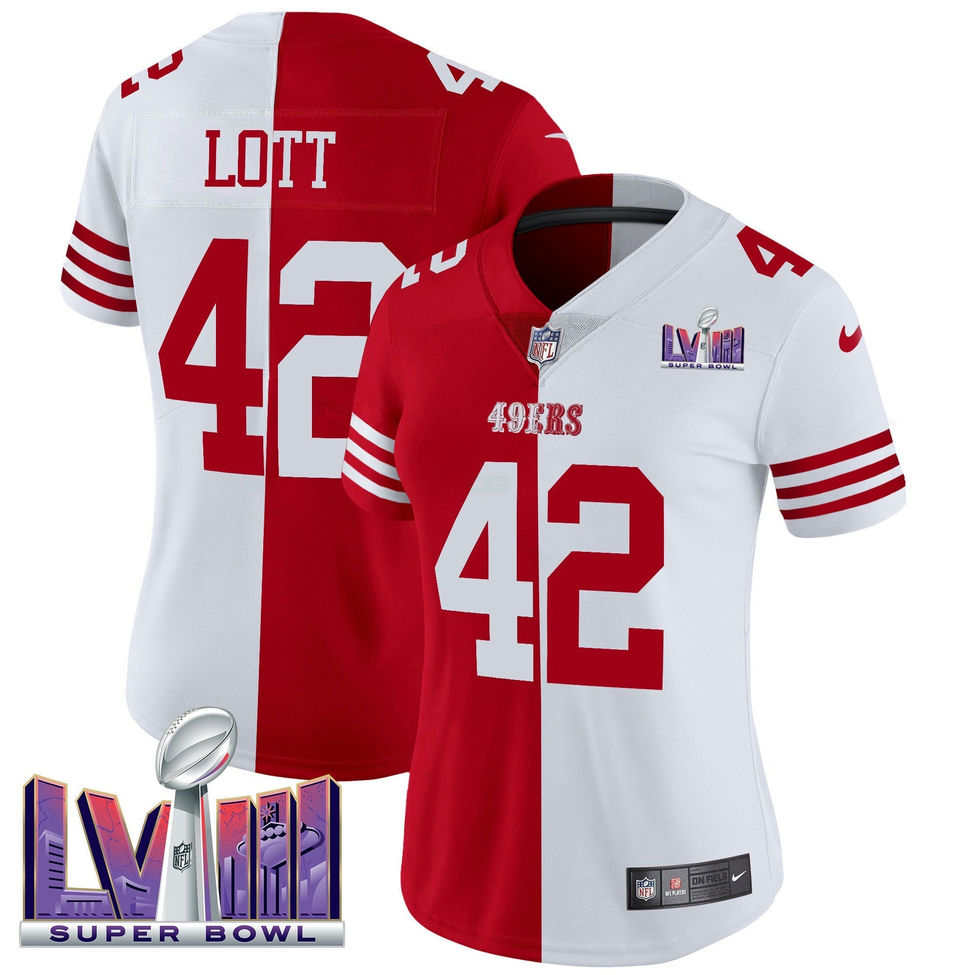 Camisa NFL Women’s Super Bowl LVIII Patch Vapor Jersey V2