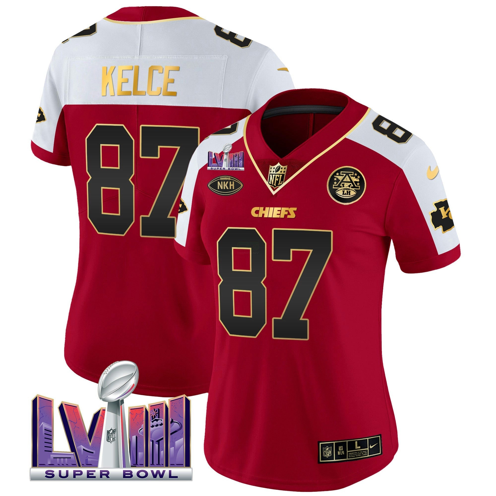 Camisa NFL Women’s Super Bowl LVIII Patch Vapor Jersey V2