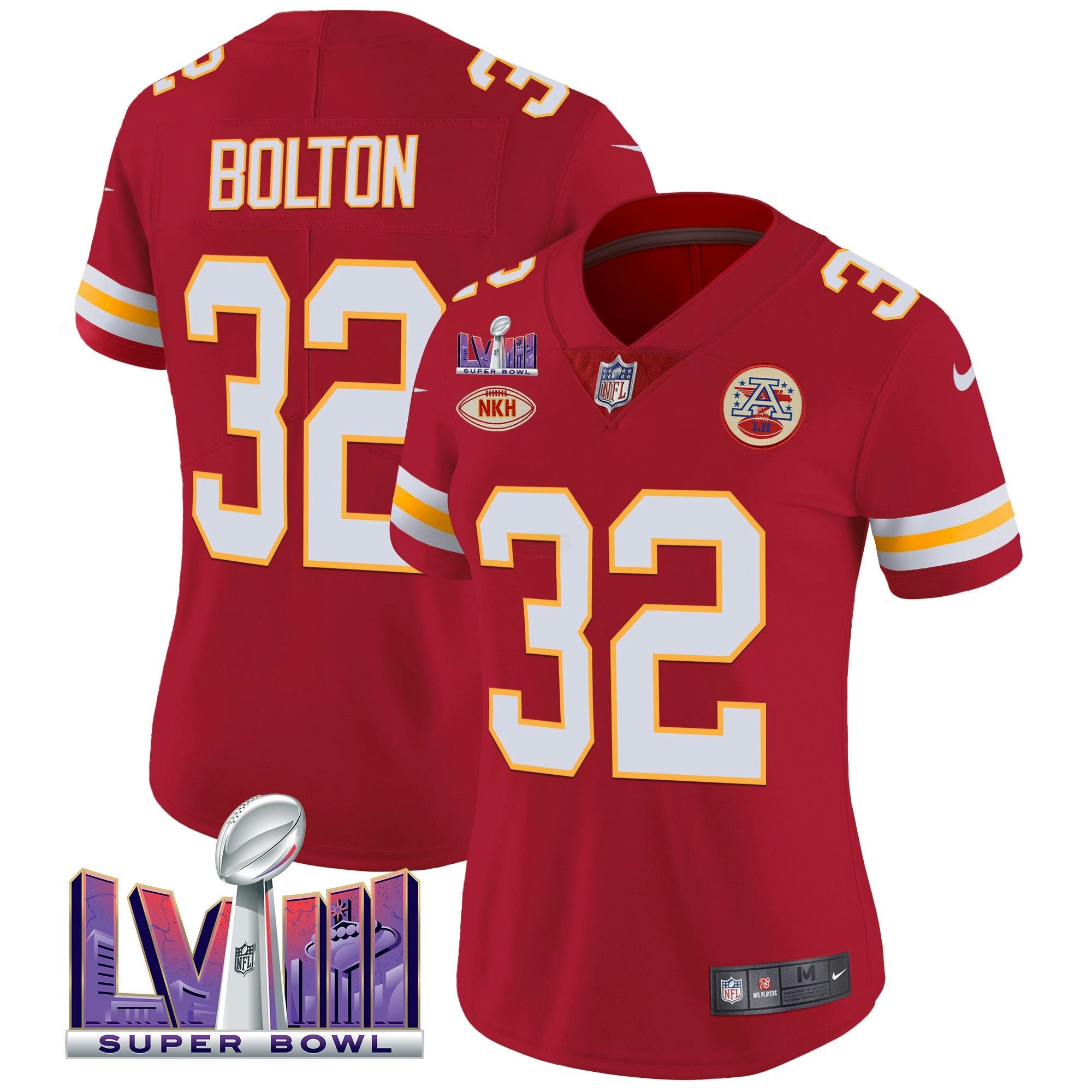 Camisa NFL Women’s Super Bowl LVIII Patch Vapor Jersey V2