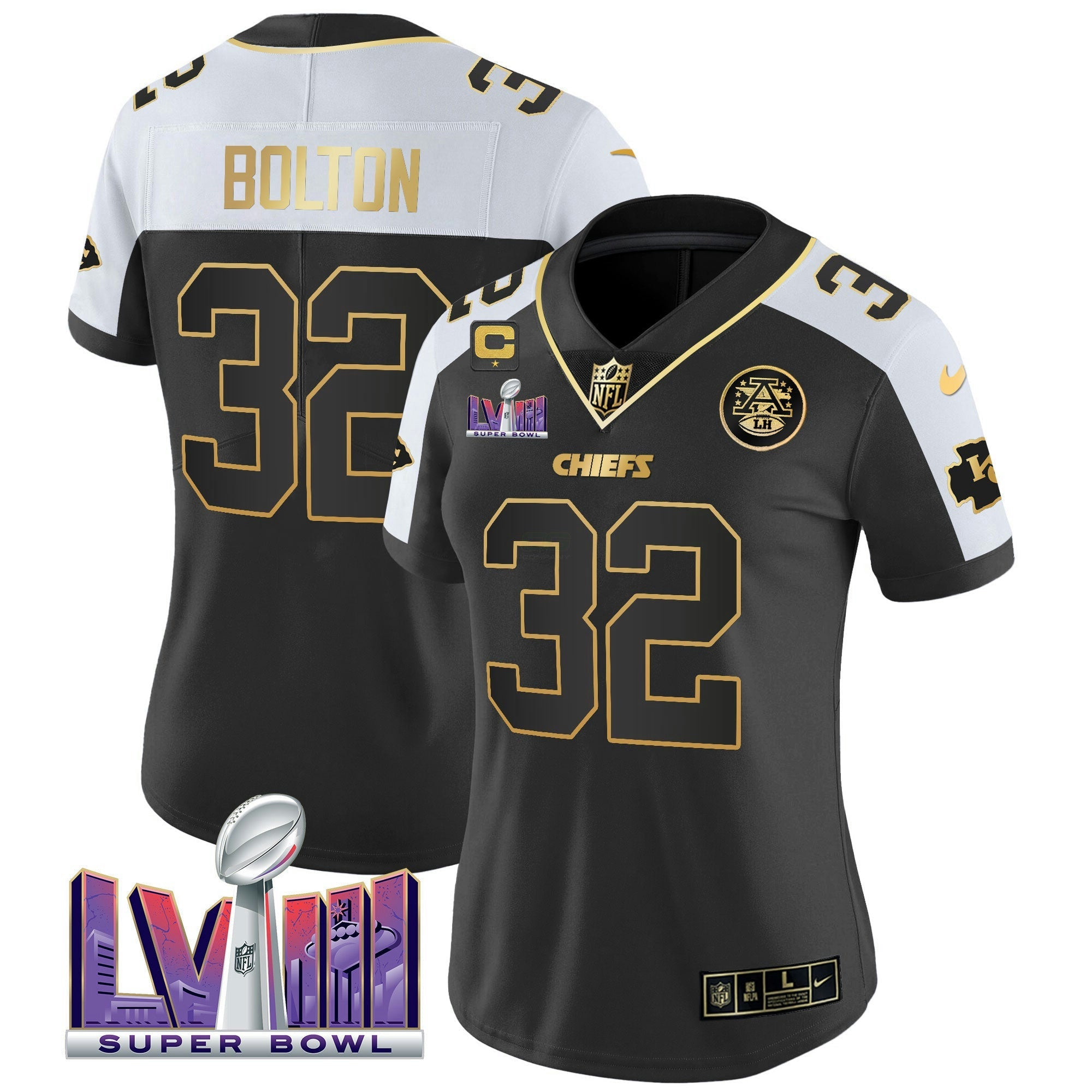 Camisa NFL Women’s Super Bowl LVIII Patch Vapor Jersey V4