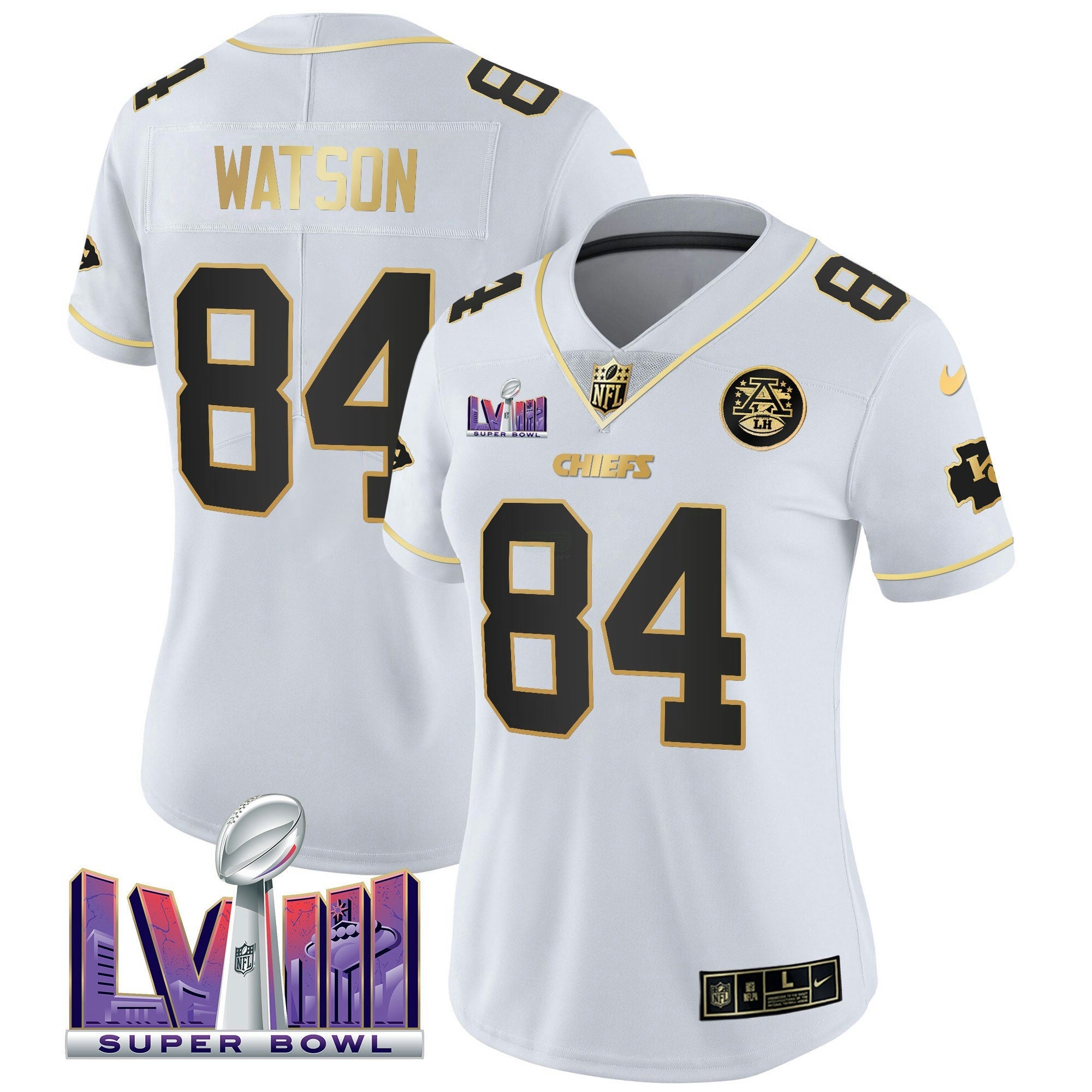 Camisa NFL Women’s Super Bowl LVIII Patch Vapor Jersey V4
