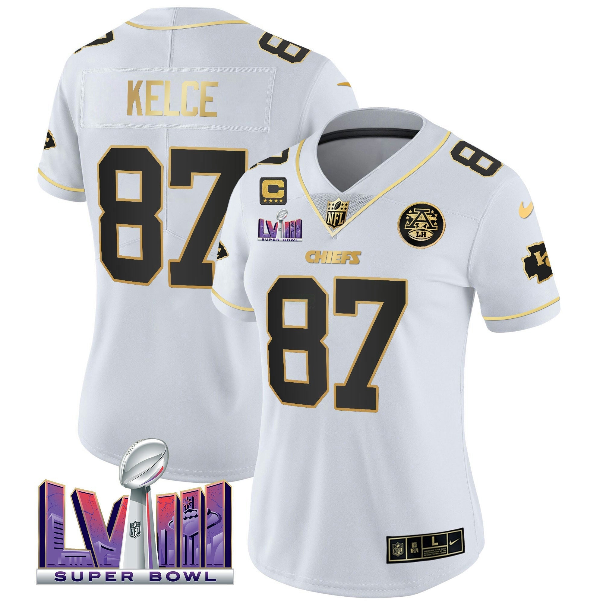 Camisa NFL Women’s Super Bowl LVIII Patch Vapor Jersey V4