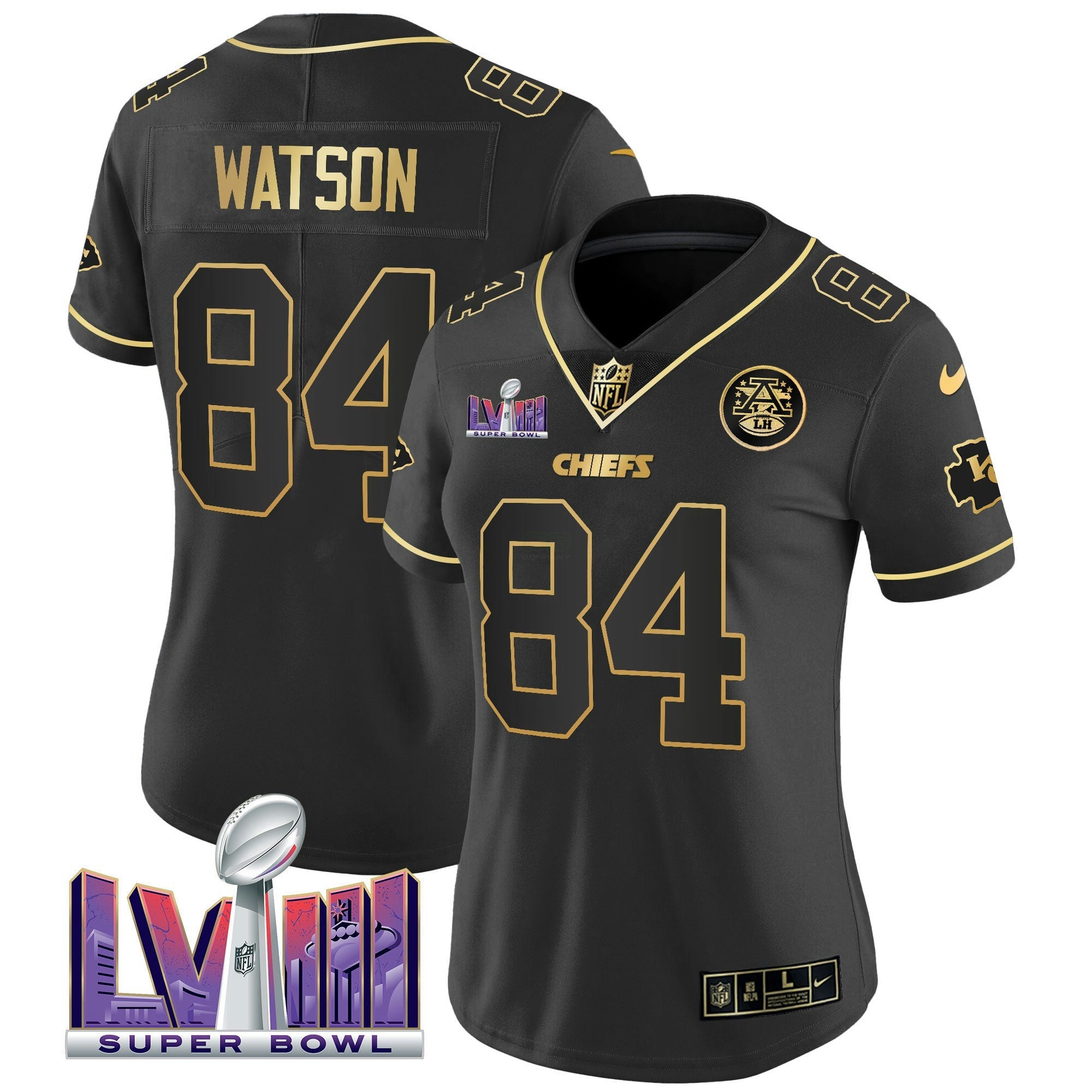 Camisa NFL Women’s Super Bowl LVIII Patch Vapor Jersey V4