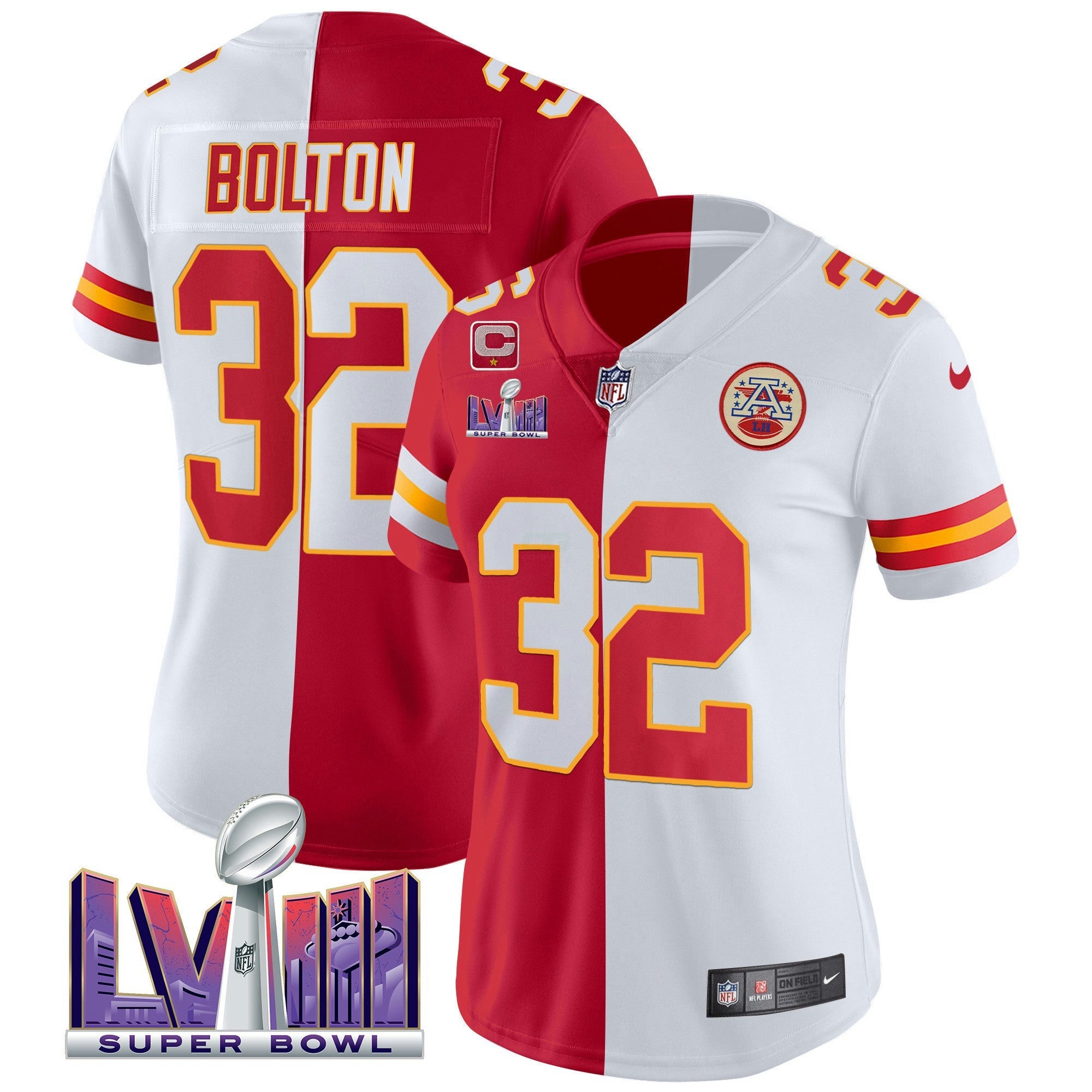 Camisa NFL Women’s Super Bowl LVIII Patch Vapor Jersey V4