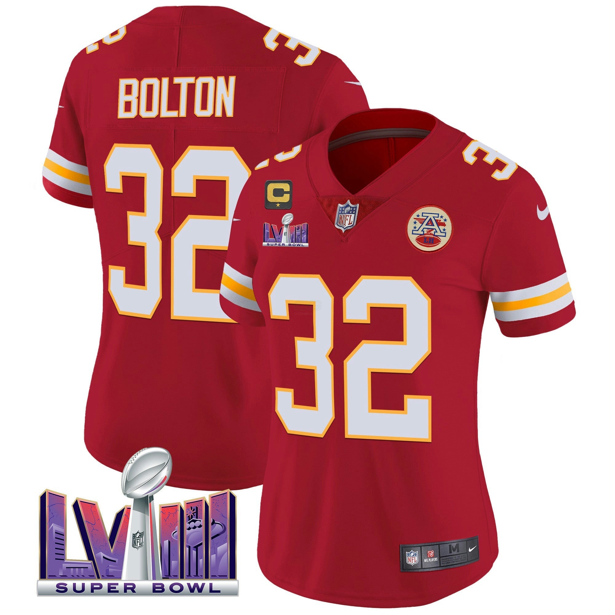 Camisa NFL Women’s Super Bowl LVIII Patch Vapor Jersey