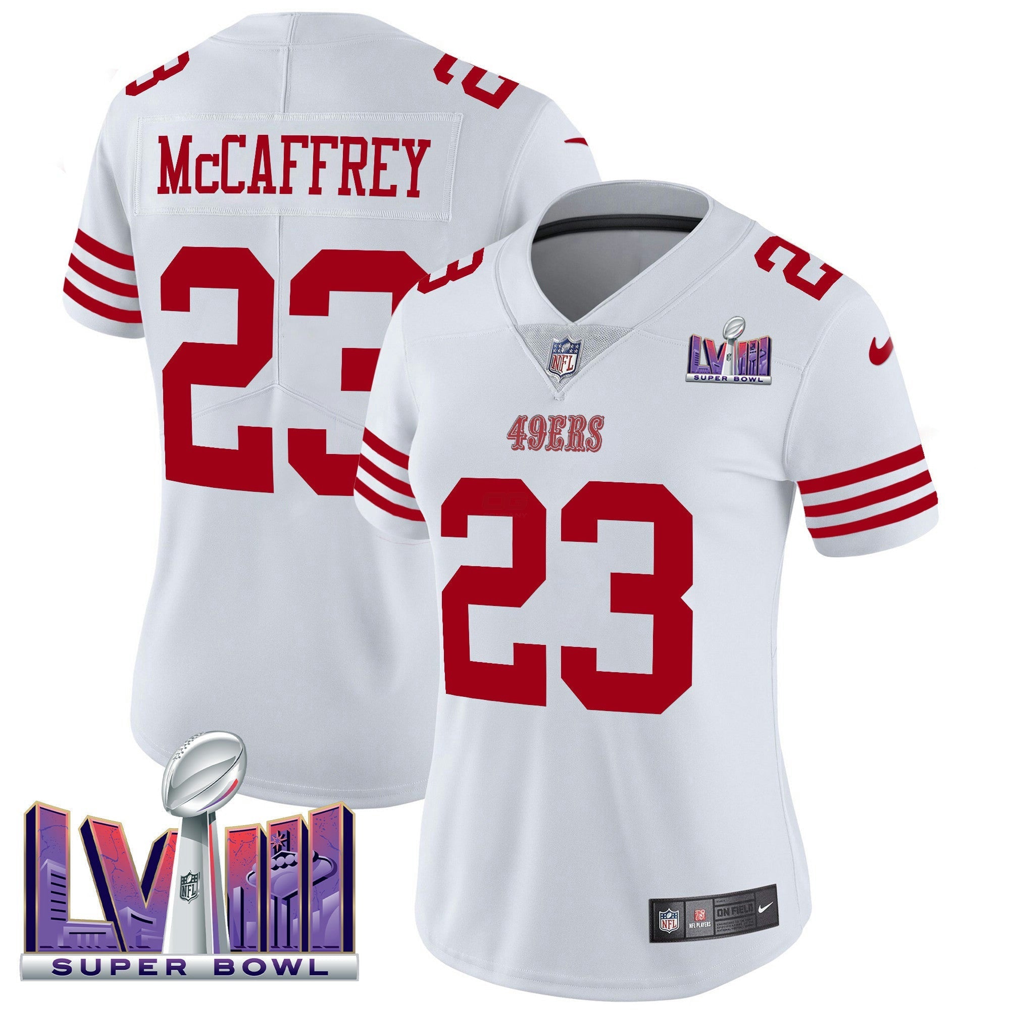Camisa NFL Women’s Super Bowl LVIII Patch Vapor Limited Jersey