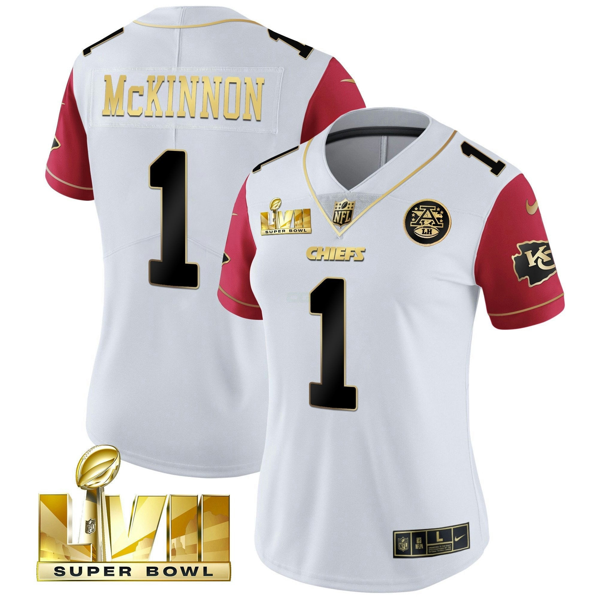 Camisa NFL Women’s Super Bowl Vapor Dourada Jersey