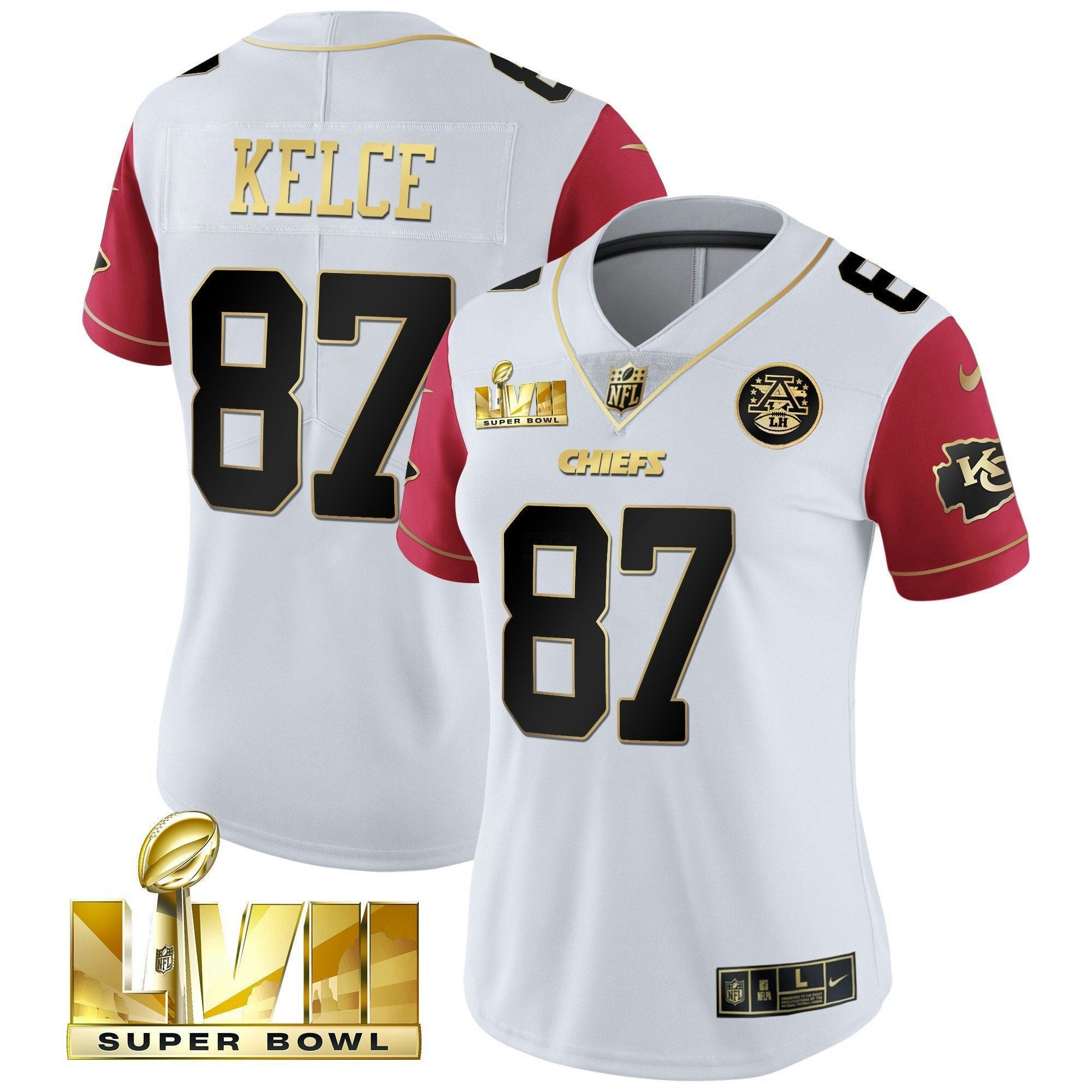 Camisa NFL Women’s Super Bowl Vapor Dourada Jersey