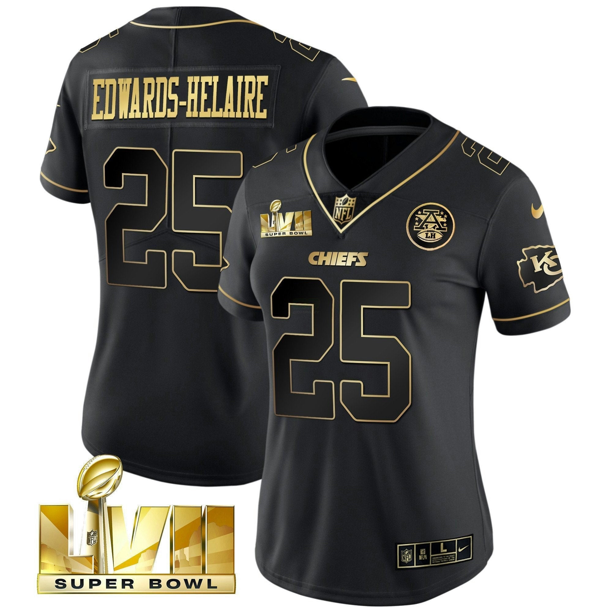 Camisa NFL Women’s Super Bowl Vapor Dourada Jersey