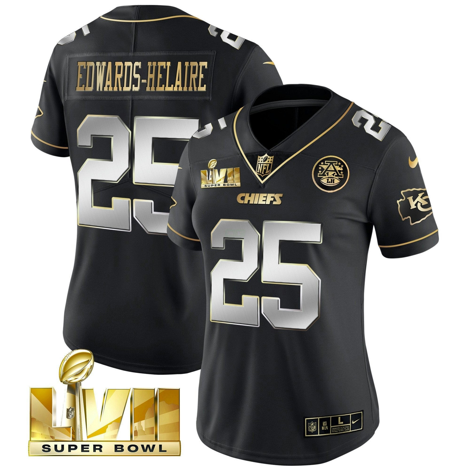 Camisa NFL Women’s Super Bowl Vapor Dourada Jersey