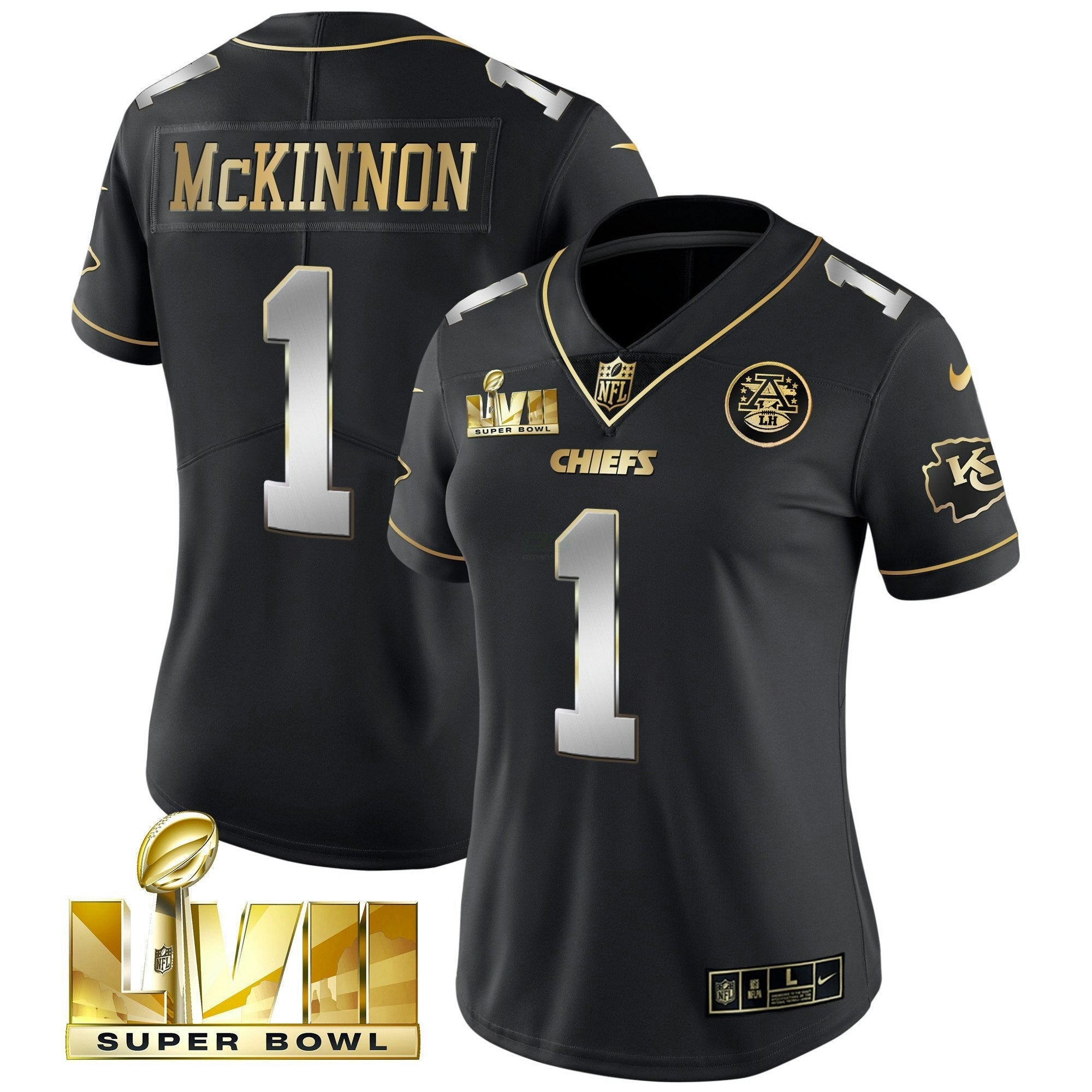 Camisa NFL Women’s Super Bowl Vapor Dourada Jersey