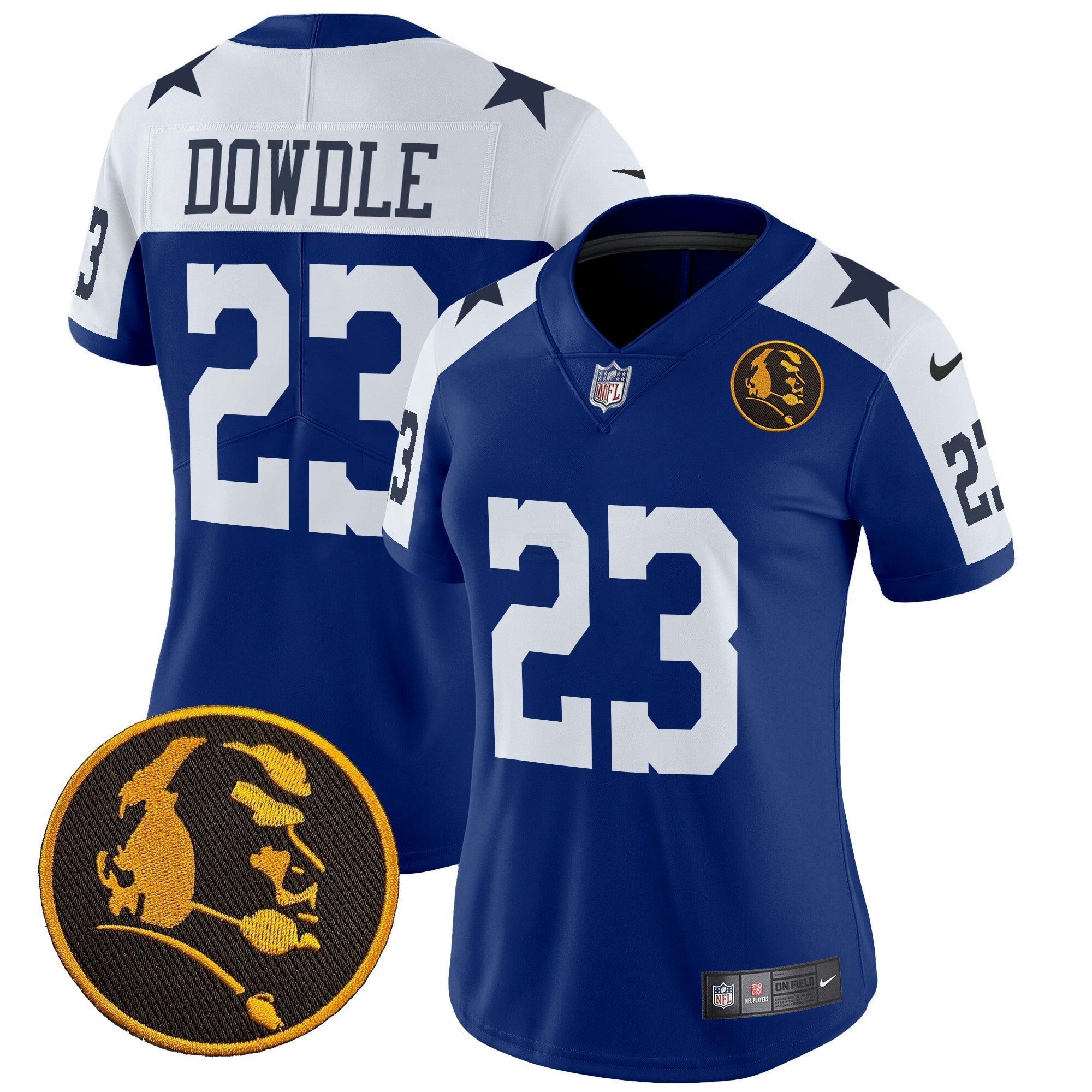 Camisa NFL Women’s Texas & John Madden Patch Vapor Limited Jersey V2