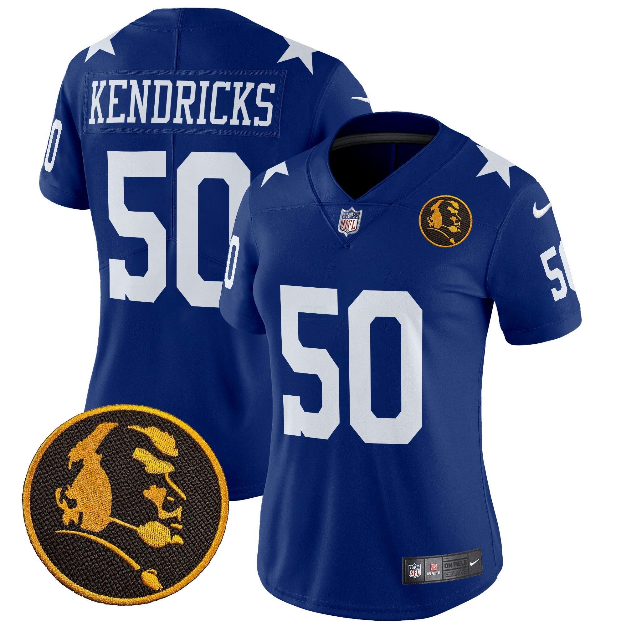 Camisa NFL Women’s Texas & John Madden Patch Vapor Limited Jersey V2