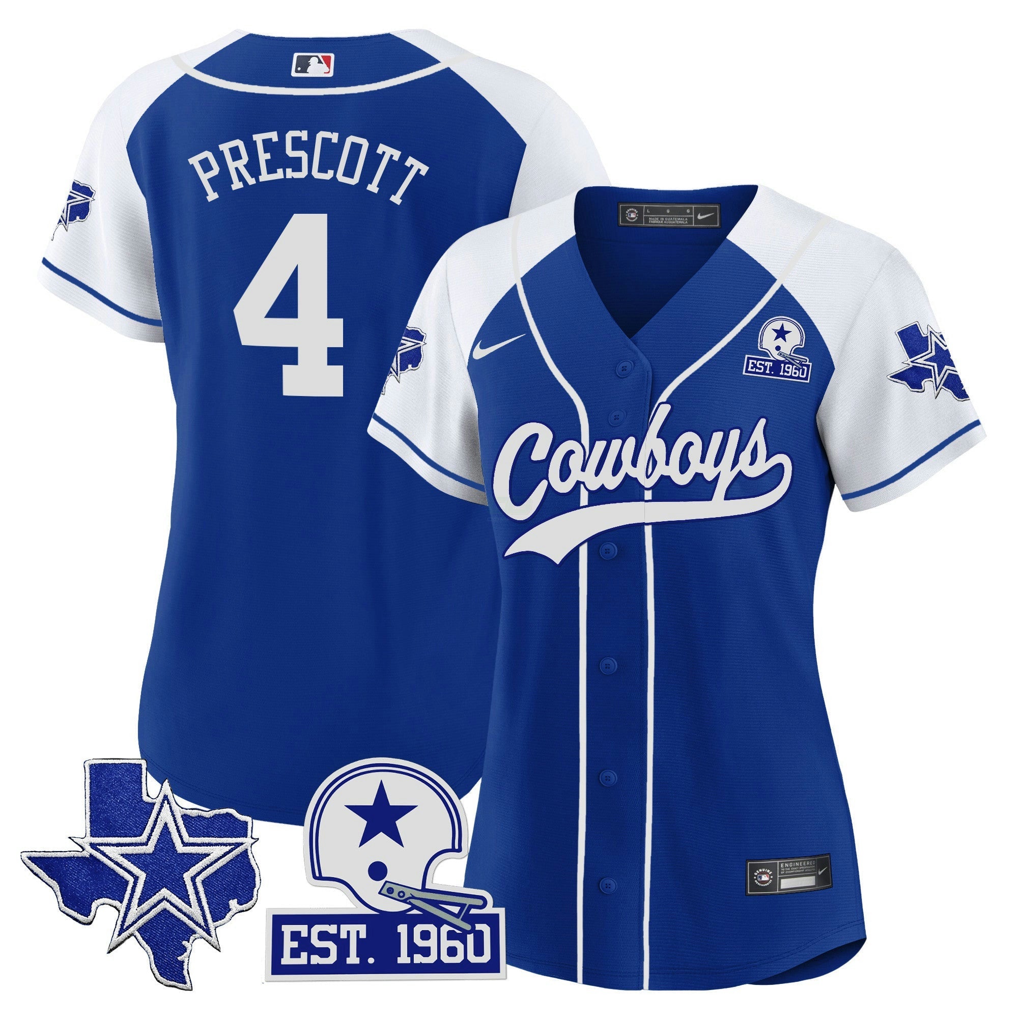 Camisa NFL Women’s Texas Patch Jersey