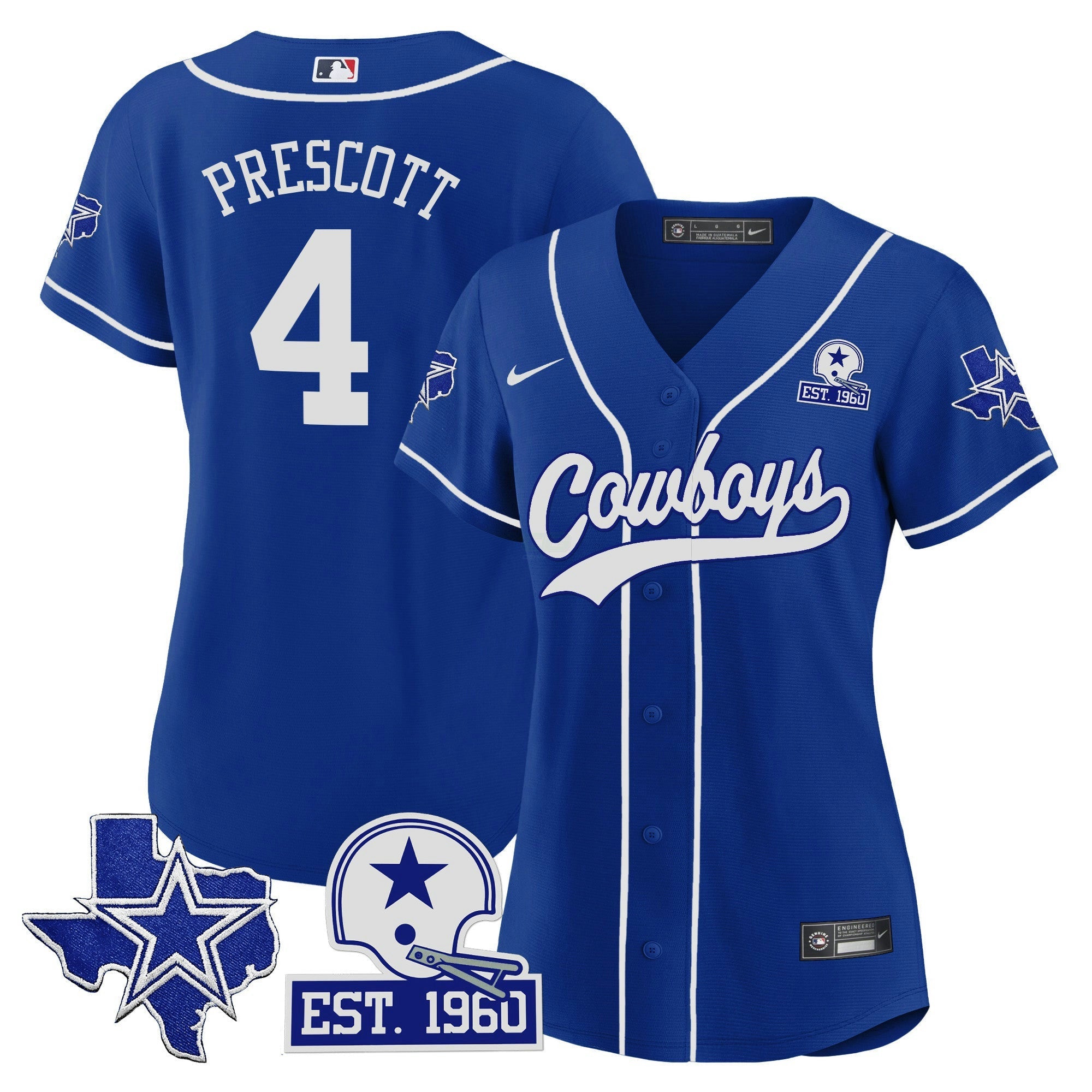 Camisa NFL Women’s Texas Patch Jersey