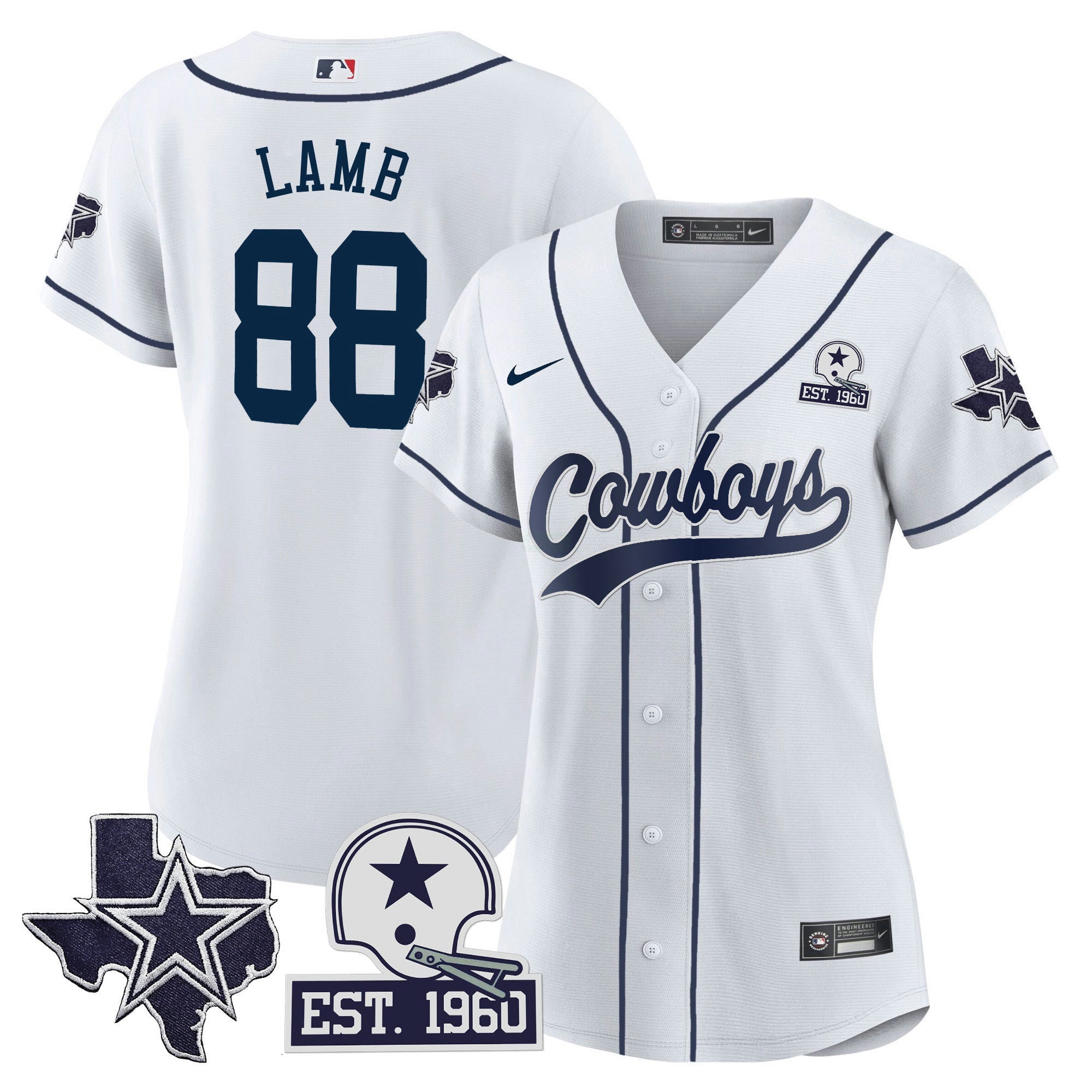 Camisa NFL Women’s Texas Patch Jersey