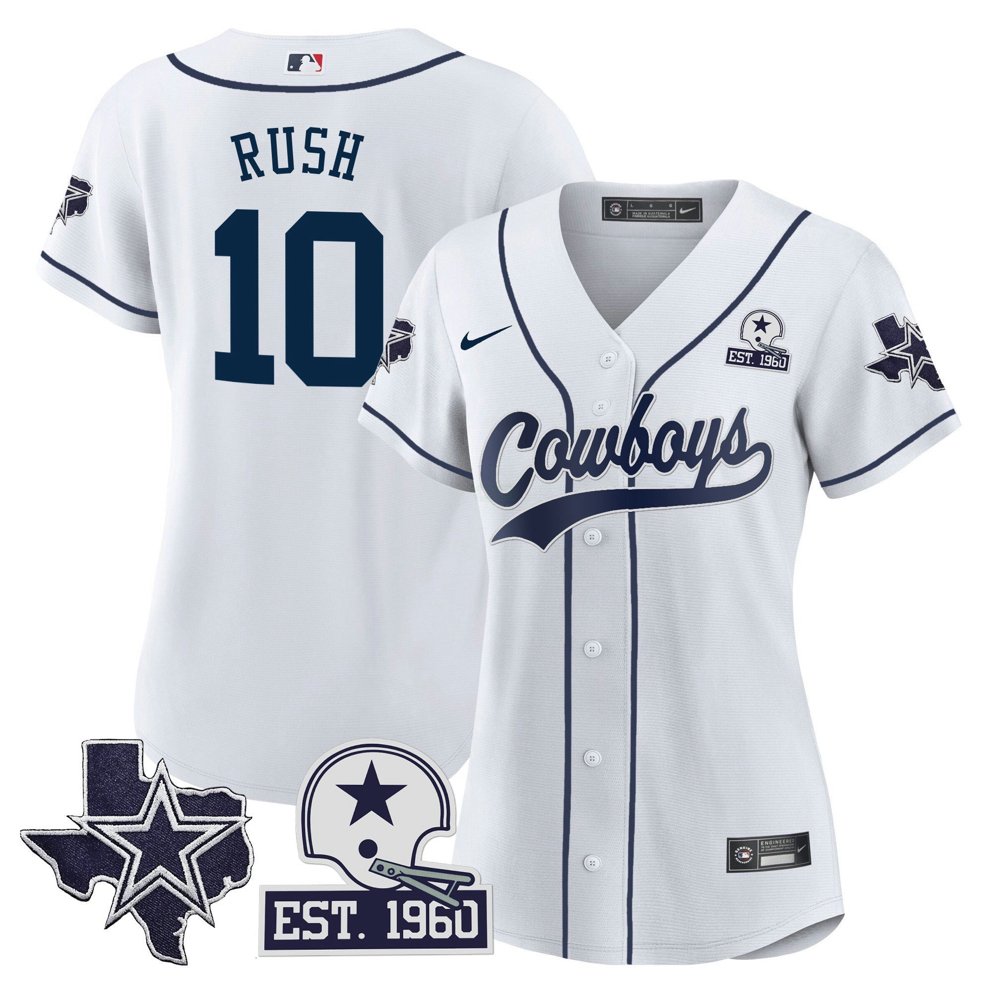 Camisa NFL Women’s Texas Patch Jersey