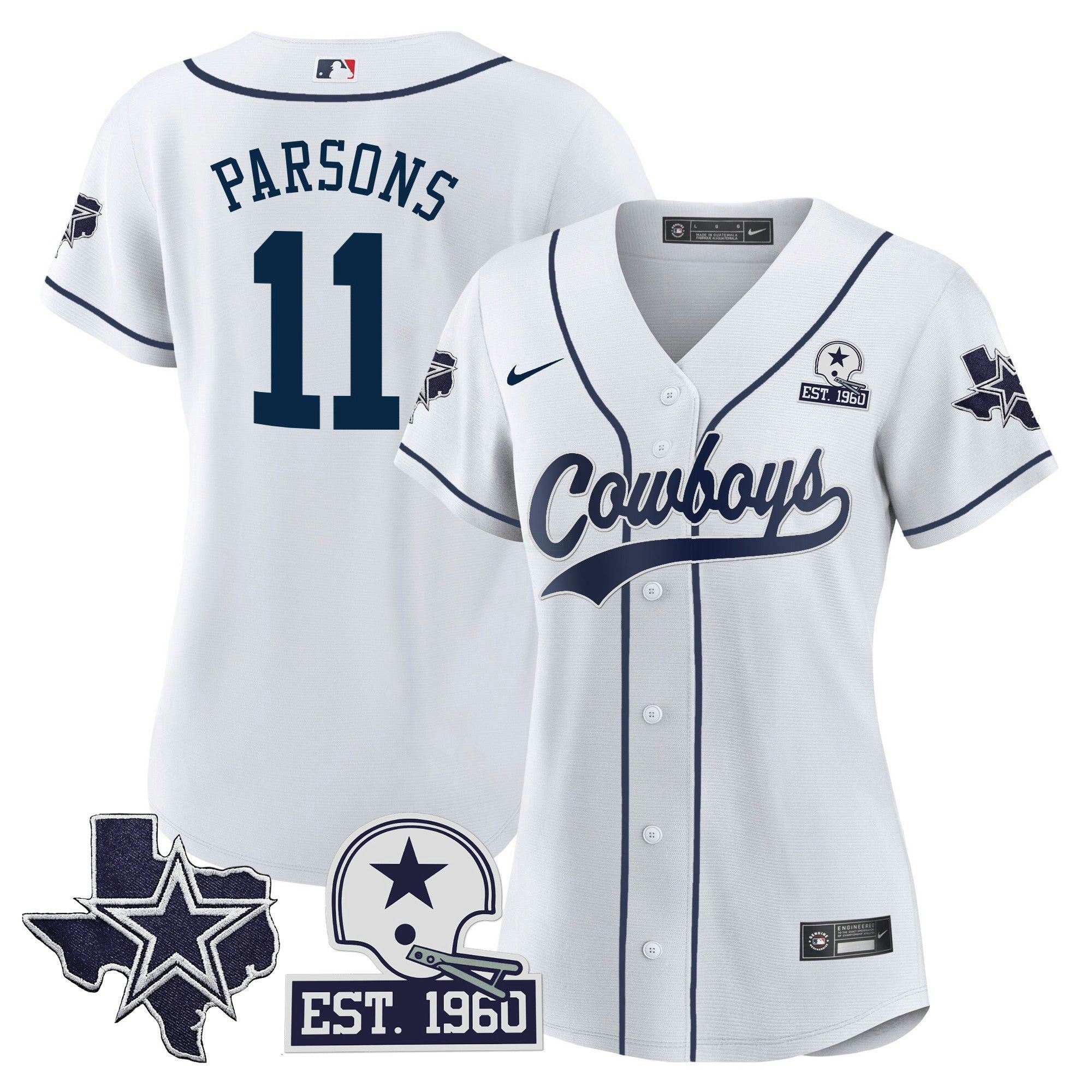 Camisa NFL Women’s Texas Patch Jersey